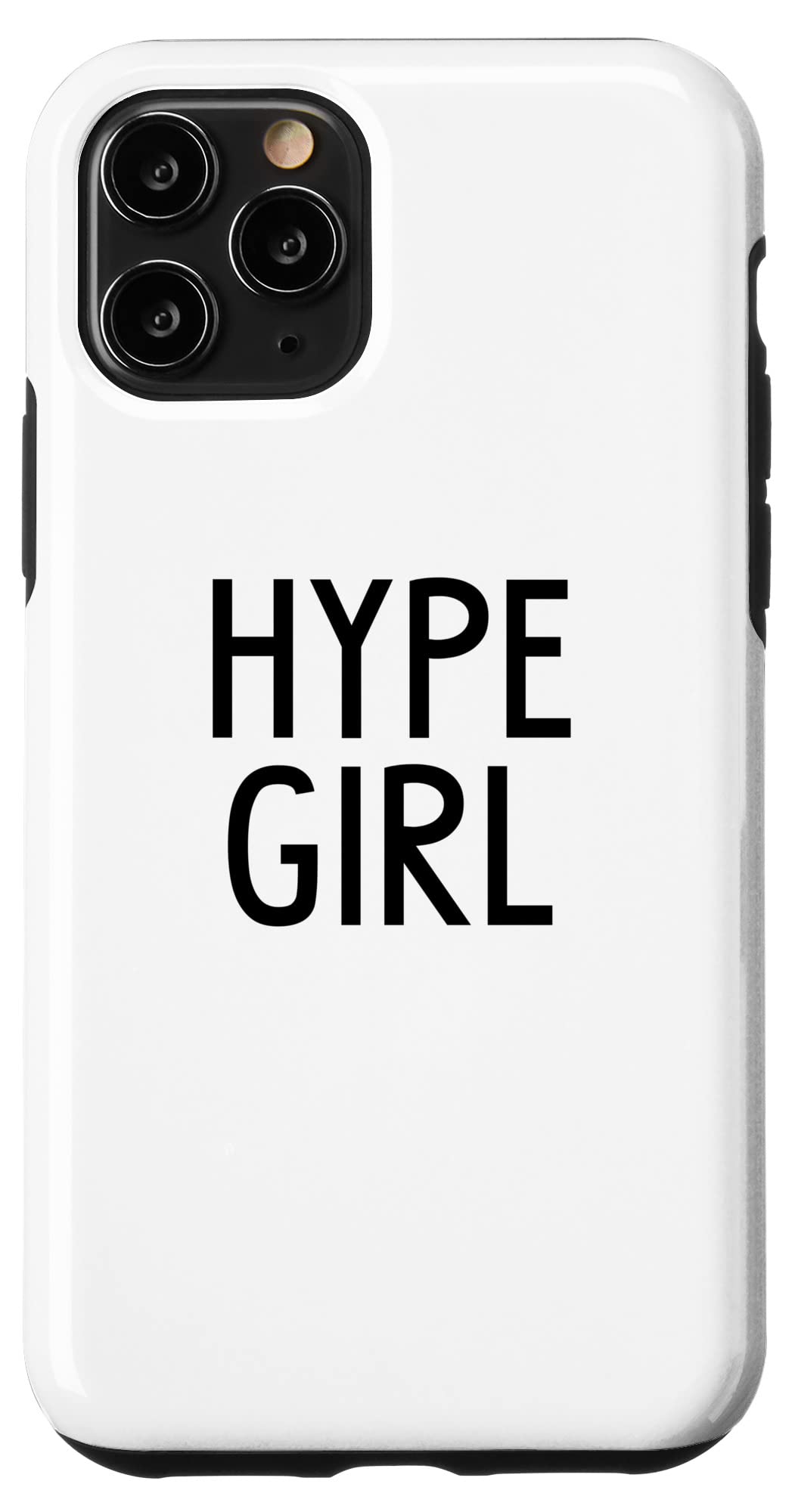 iPhone 11 Pro Hype Girl Phone Case - Trendy Protective Cover for Women with 'Hype Girl' Design - Perfect for Everyday Use, Parties & Social Media