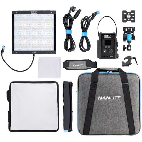 Nanlite PavoSlim 60C RGB LED Panel Light - Ultra-Thin 60W Bi-Color Video Lighting for Photography, YouTube & Studio - Perfect for Vlogging, Live Streaming & Product Shoots