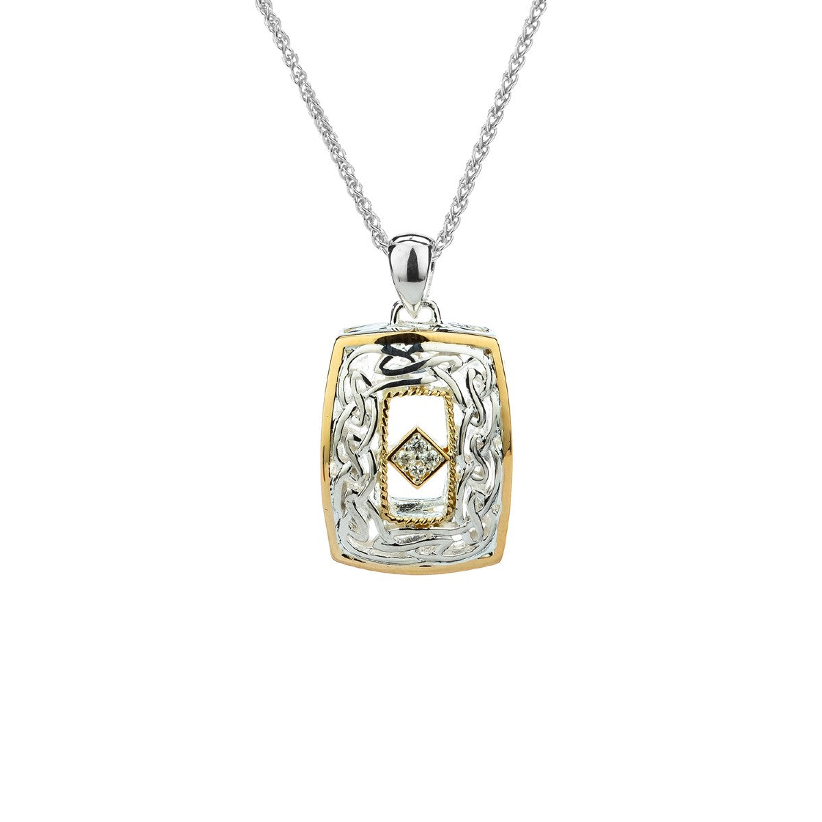Exquisite Diamond Pendant Necklace - Elegant Window to the Soul Jewelry for Women | Perfect Gift for Anniversary, Valentine's Day & Special Occasions