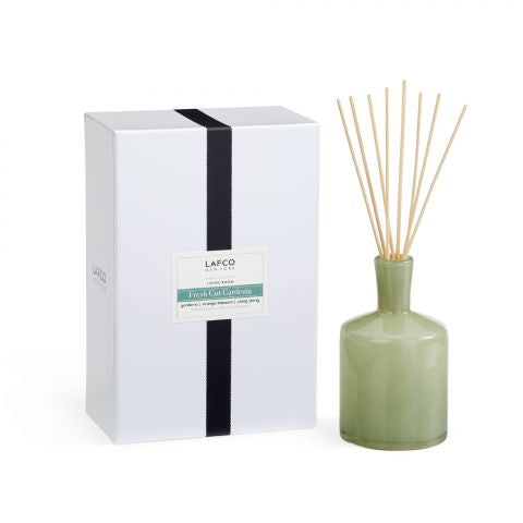 LAFCO Fresh Cut Gardenia Scented Candle - Luxury Home Fragrance for Relaxation, Spa & Romantic Ambiance
