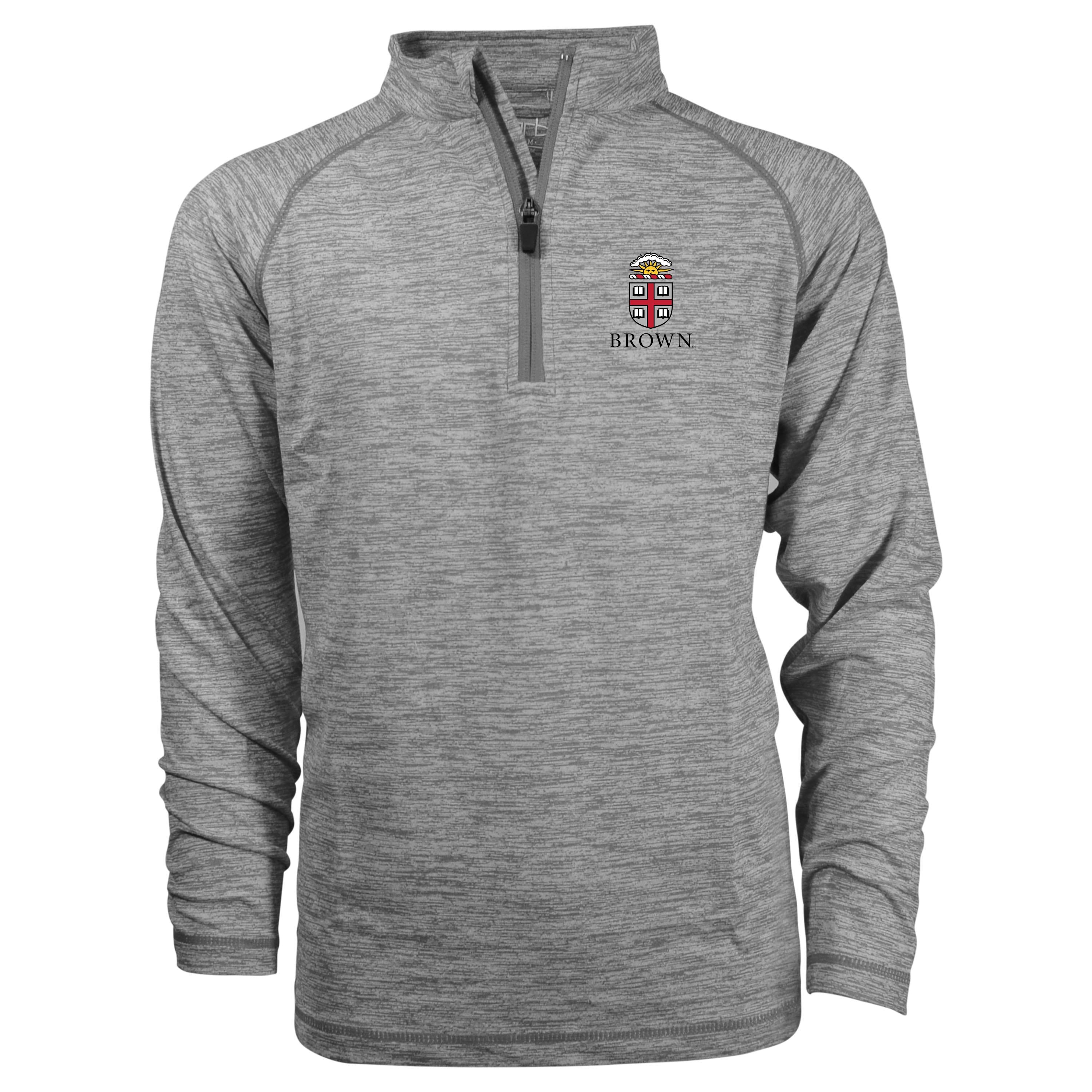 Brown Bears Youth Boys' 1/4 Zip Pullover Fleece Jacket - Warm & Comfortable Quarter-Zip Sweatshirt for Kids Outdoor Activities & School Sports