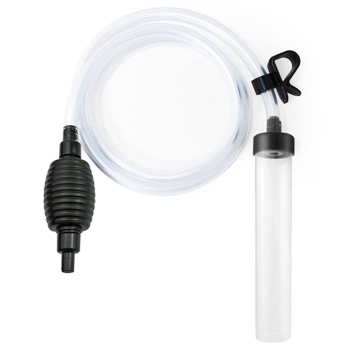 5ft Aquarium Siphon Vacuum Cleaner - Fish Tank Gravel & Sand Cleaner with Water Changer - Perfect for Freshwater & Saltwater Tank Maintenance