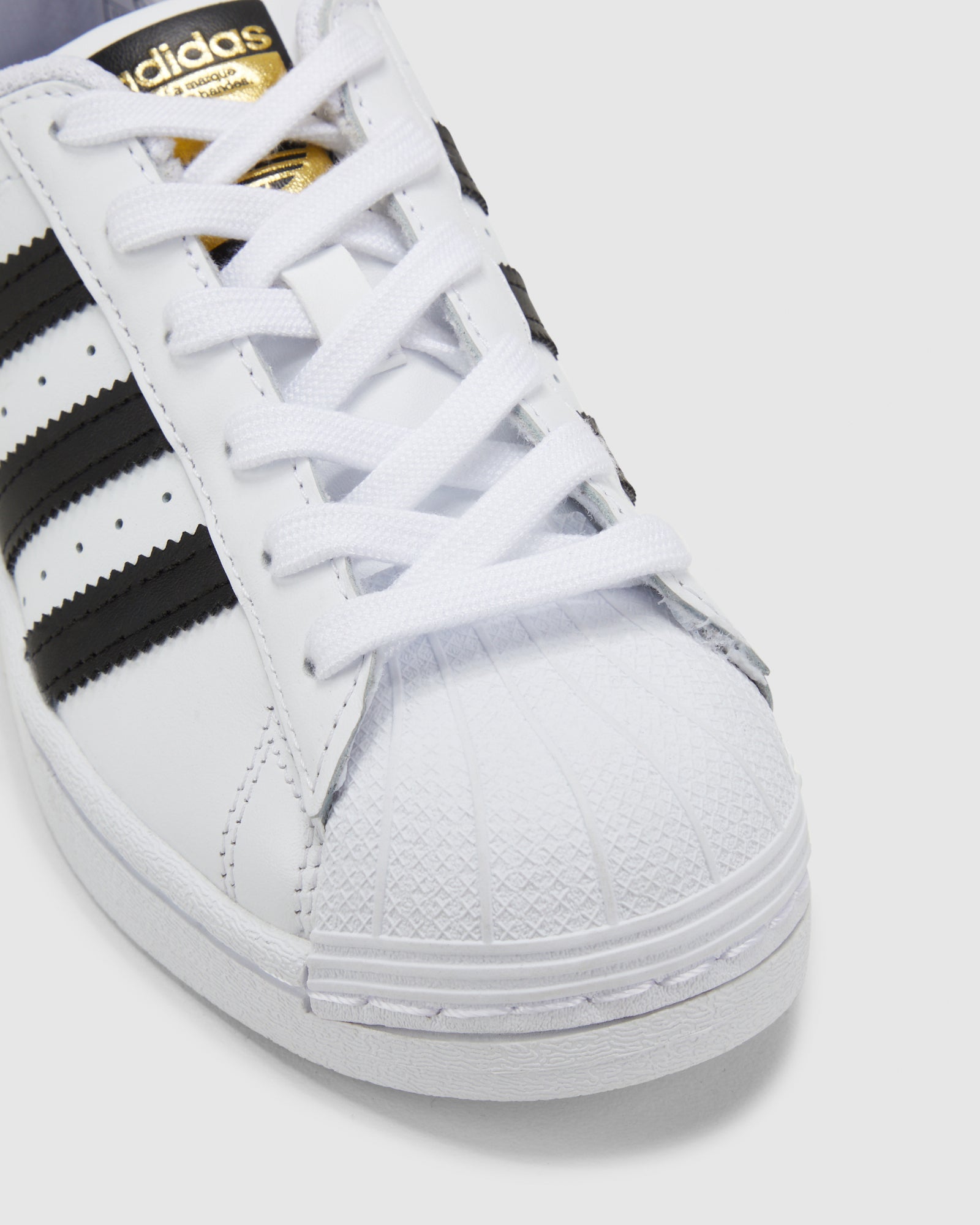 Adidas Superstar Foundation II Grade School Sneakers - White/Black - Comfortable & Durable Shoes for Kids - Perfect for School, Sports & Casual Wear