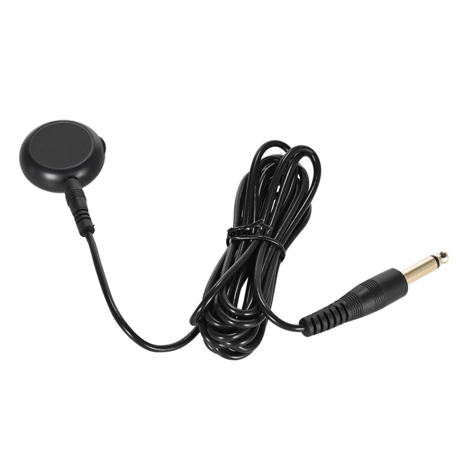 Acoustic Guitar Pickup - Mini Piezo Contact Microphone Transducer with 3M Cable for Classical & Folk Guitars | Perfect for Live Performances & Recording