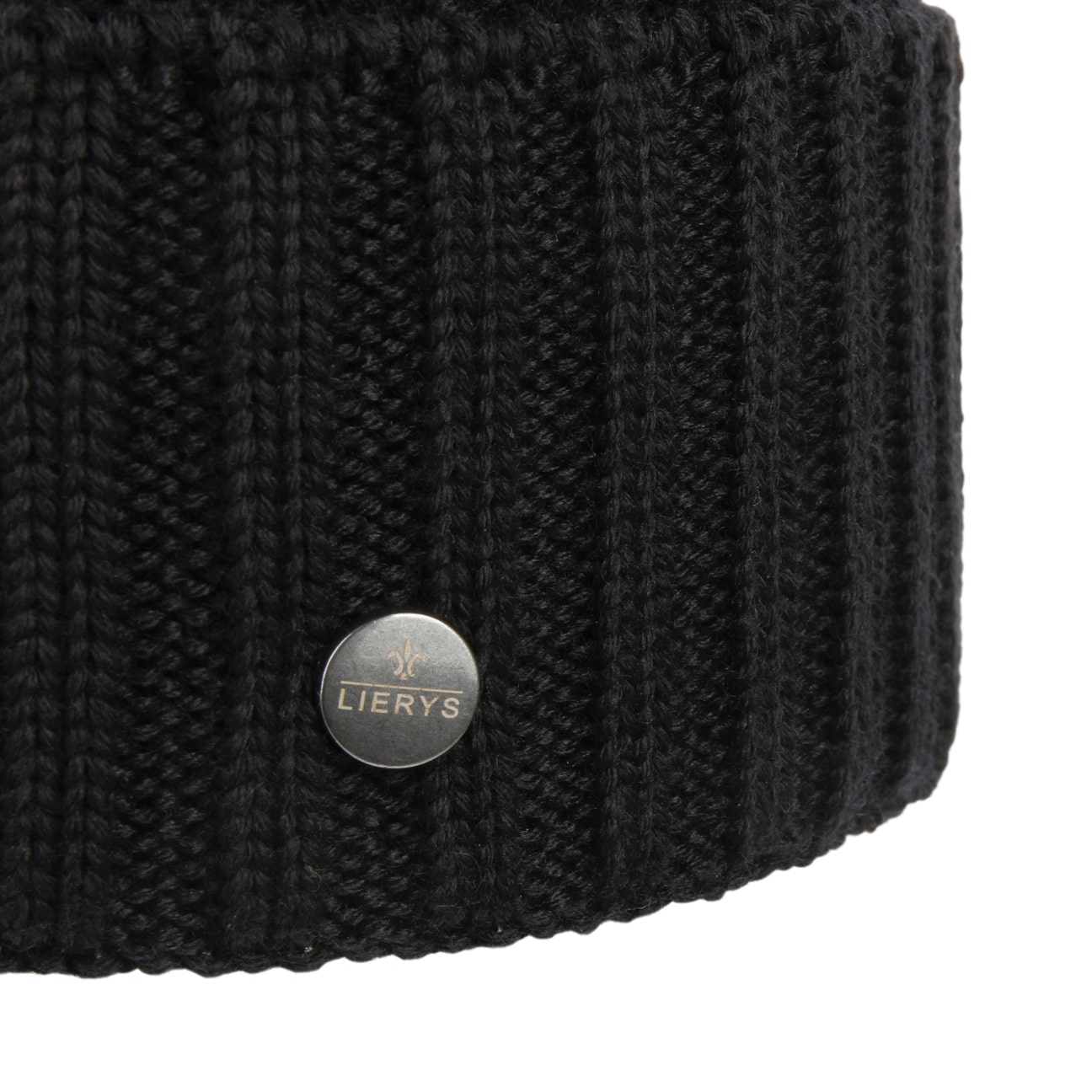 Lierys Merino Wool Rib Knit Beanie - Soft Winter Hat for Men & Women - Perfect for Skiing, Hiking & Cold Weather Activities