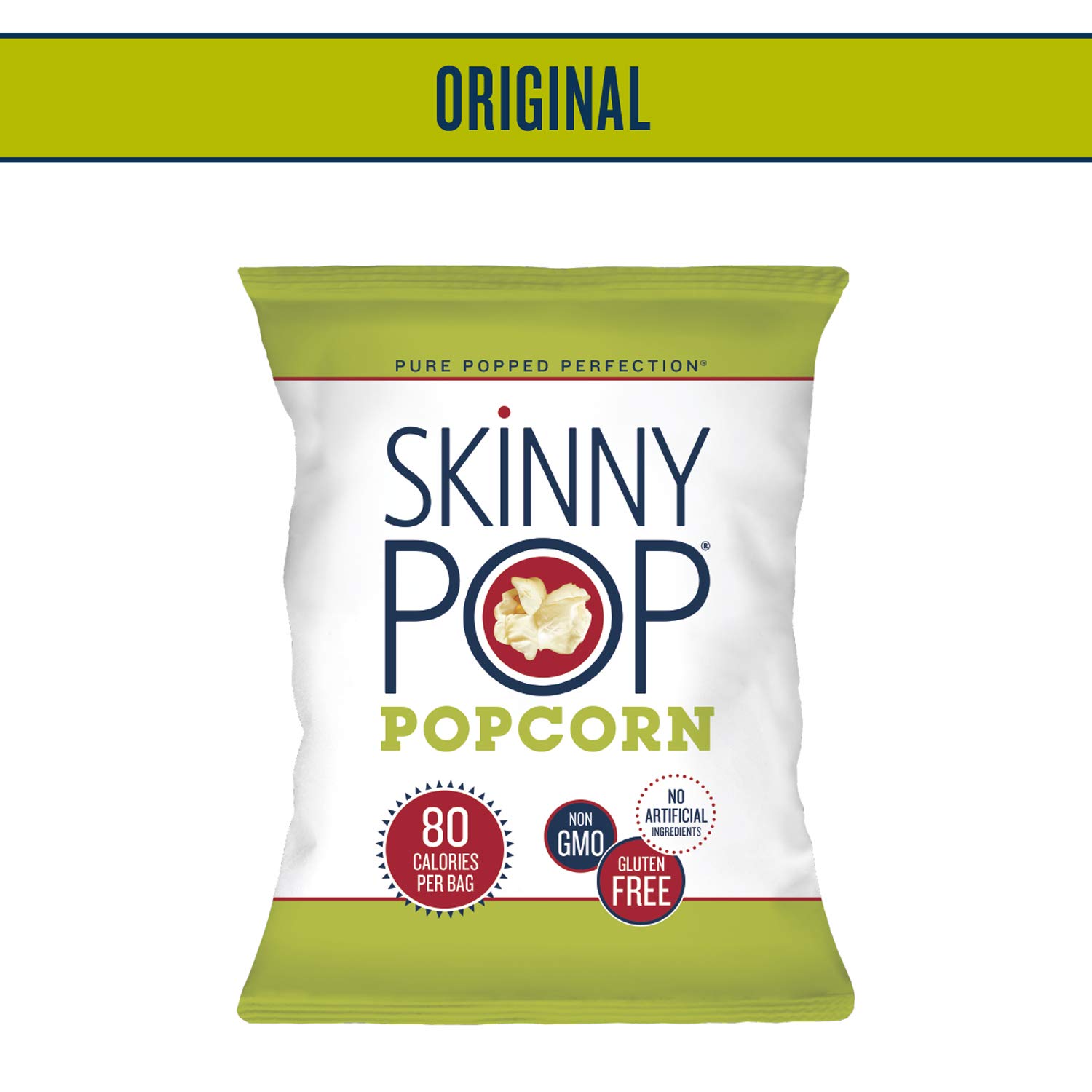 SkinnyPop Popcorn Variety Pack - Original & Dairy Free White Cheddar | Healthy, Gluten Free, Non-GMO Snacks for Movie Nights, Office Snacking & School Lunches