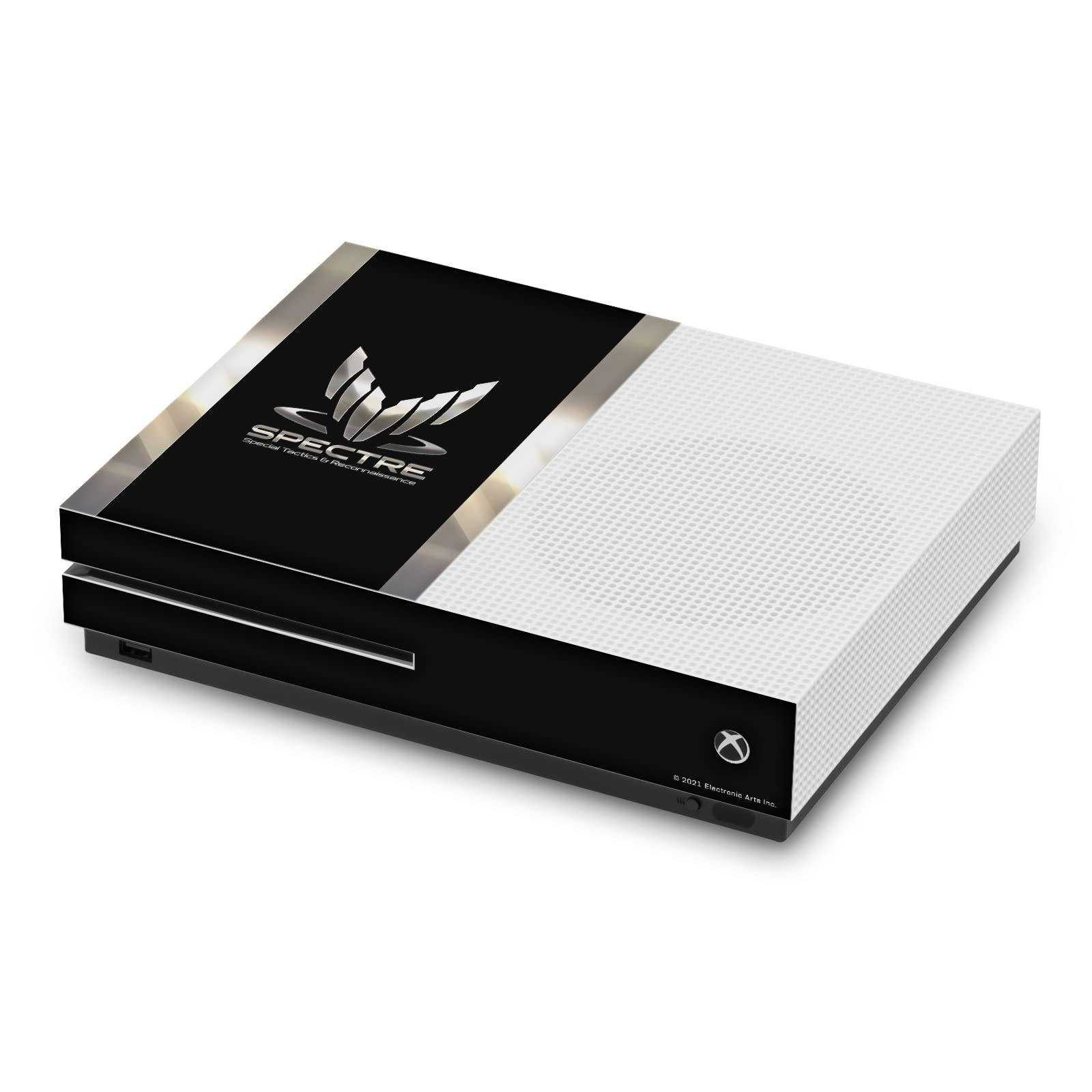 Official EA Bioware Mass Effect Spectre 3 Vinyl Skin Sticker with Badges & Logos - Compatible with Xbox One S Console - Gaming Decal for Enhanced Console Protection & Style