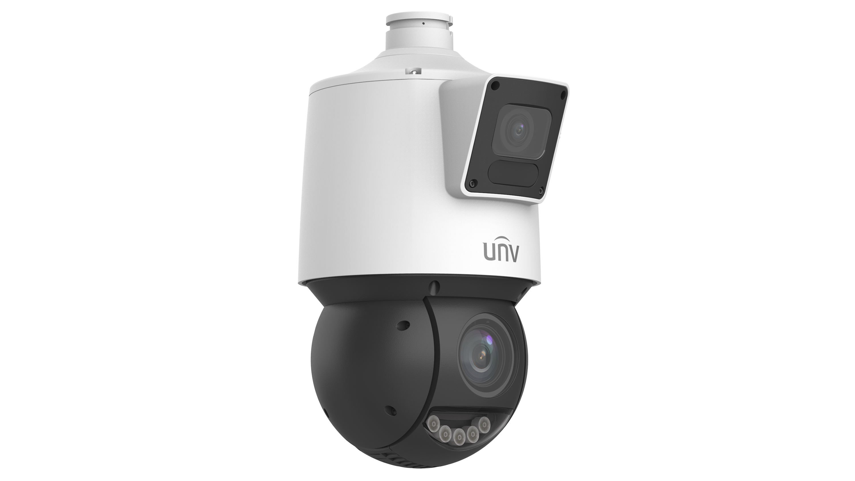 Uniview IPC94144SR X25 F40C 4MP+4MP Lighthunter Dual Lens PTZ Security Camera for Home & Business Surveillance - Indoor/Outdoor Monitoring, Night Vision, Weatherproof