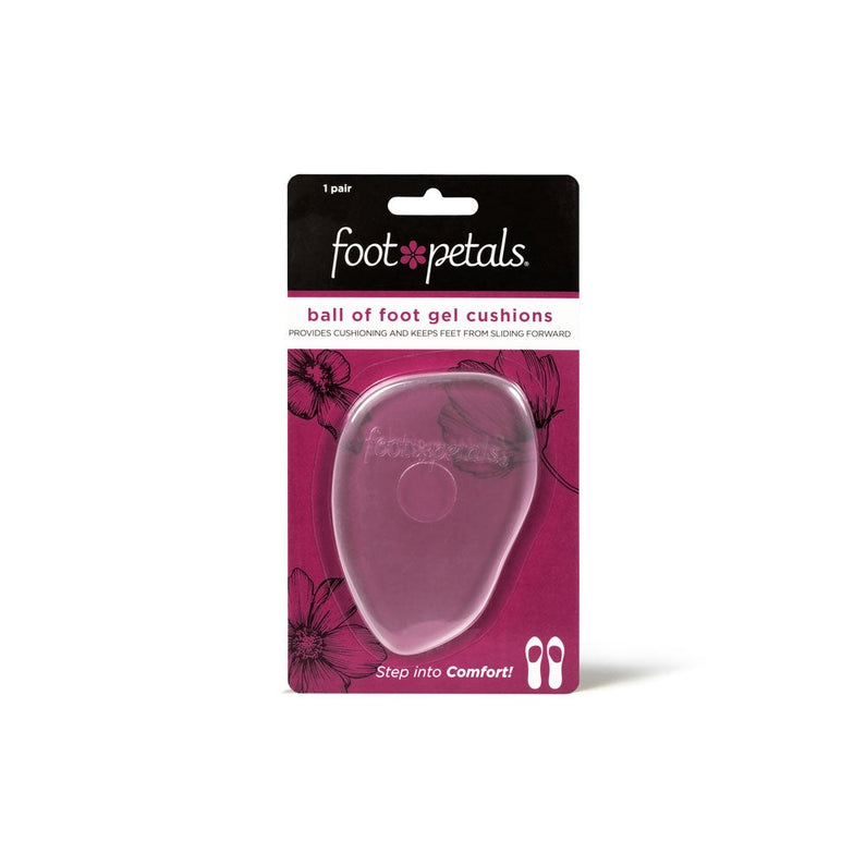 Foot Petals Gel Ball of Foot Cushions - Soft Metatarsal Pads for High Heels & Dress Shoes - Relieve Pain & Pressure for All-Day Comfort (Perfect for Work, Parties & Special Events)