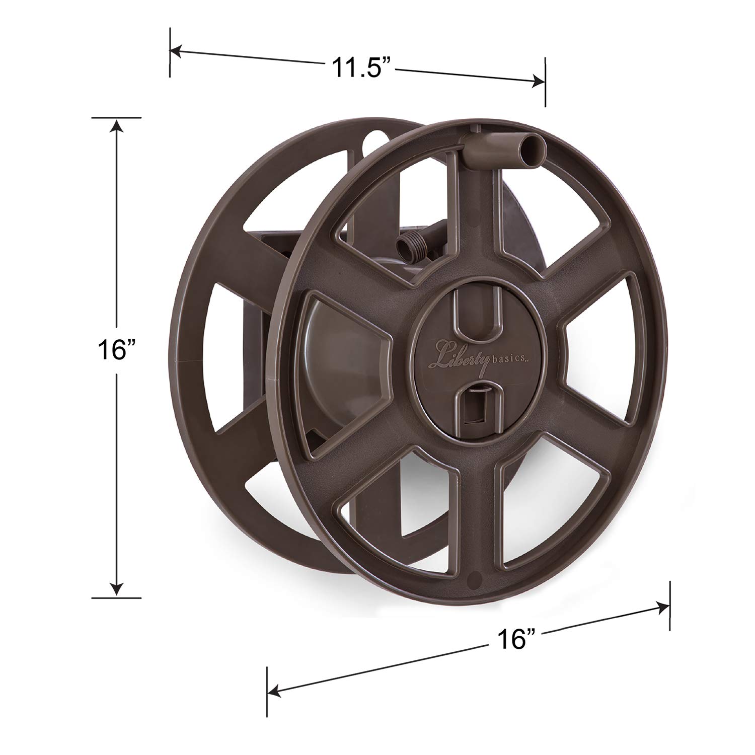 Liberty Basics 510 Wall Mount Hose Reel with Flexzilla 5/8