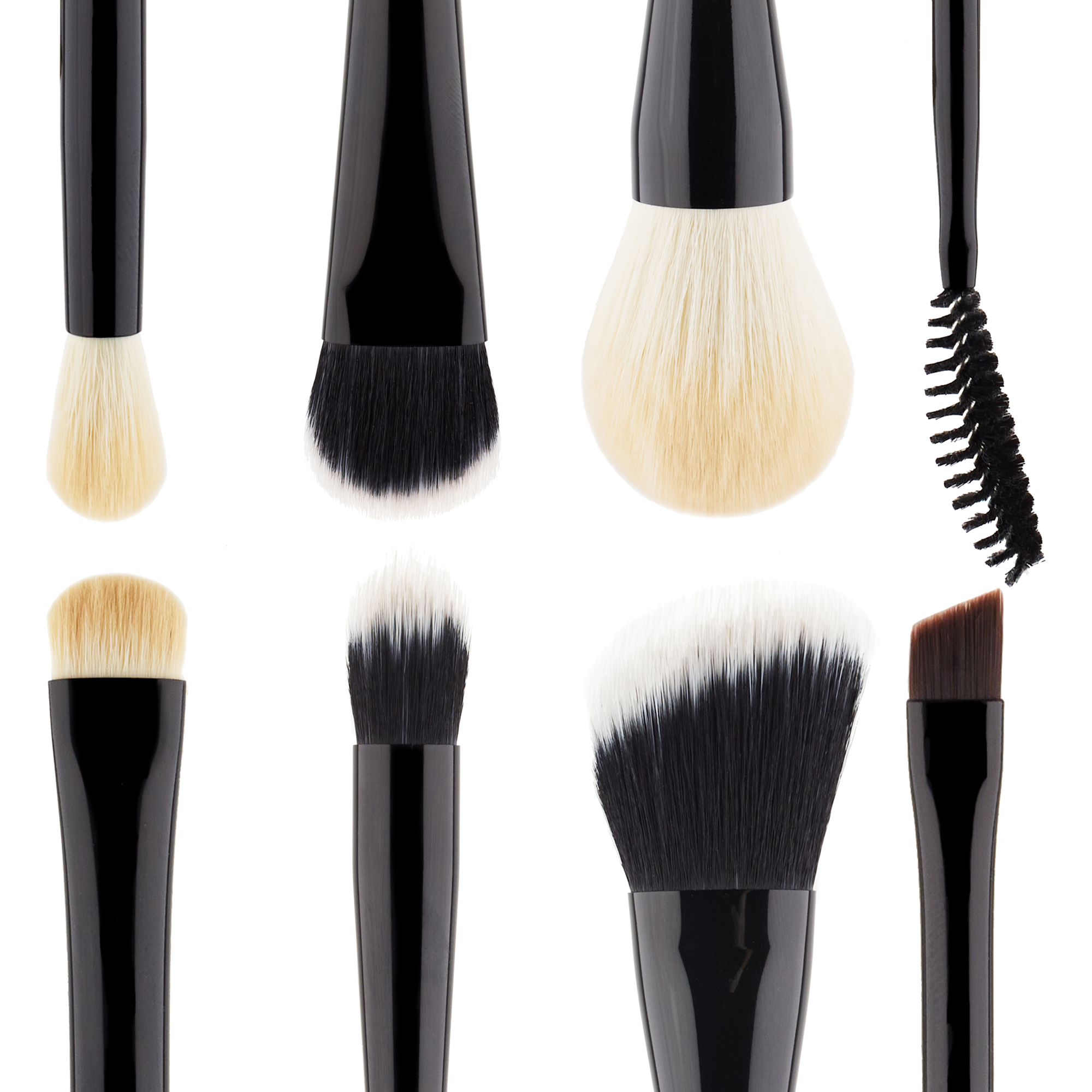 MyKitCo To Go! Brush Set: Dual Edition - Professional Makeup Brush Kit for Travel & On-The-Go Touch Ups - Perfect for Makeup Artists & Beauty Enthusiasts
