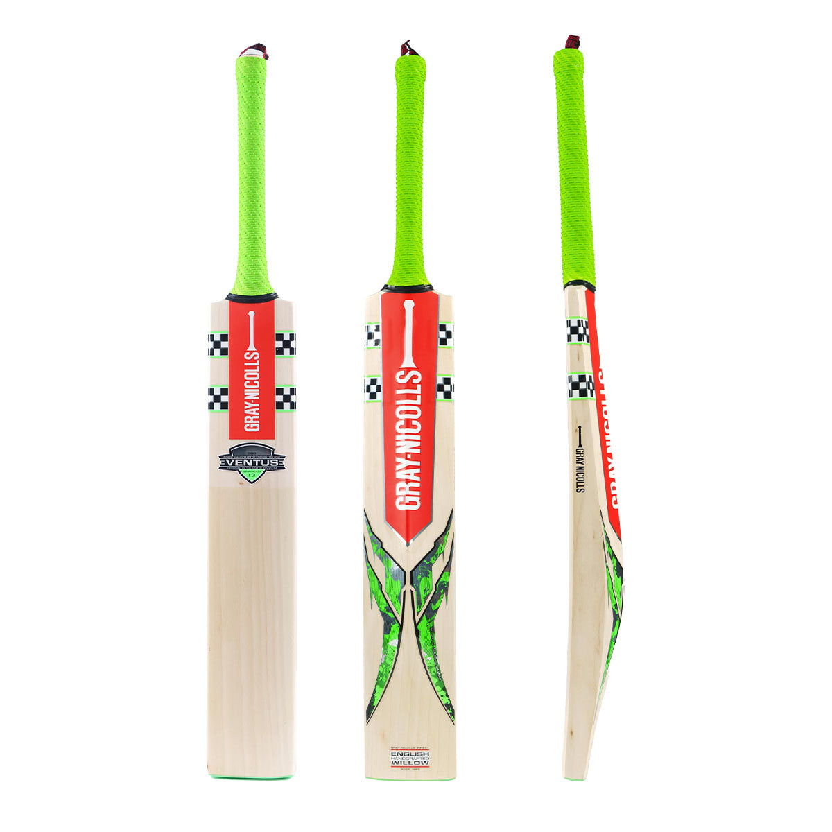 Gray Nicolls Ventus Gen 1.3 300 Cricket Bat - Premium English Willow for Professional Players | Perfect for T20, ODI & Test Matches
