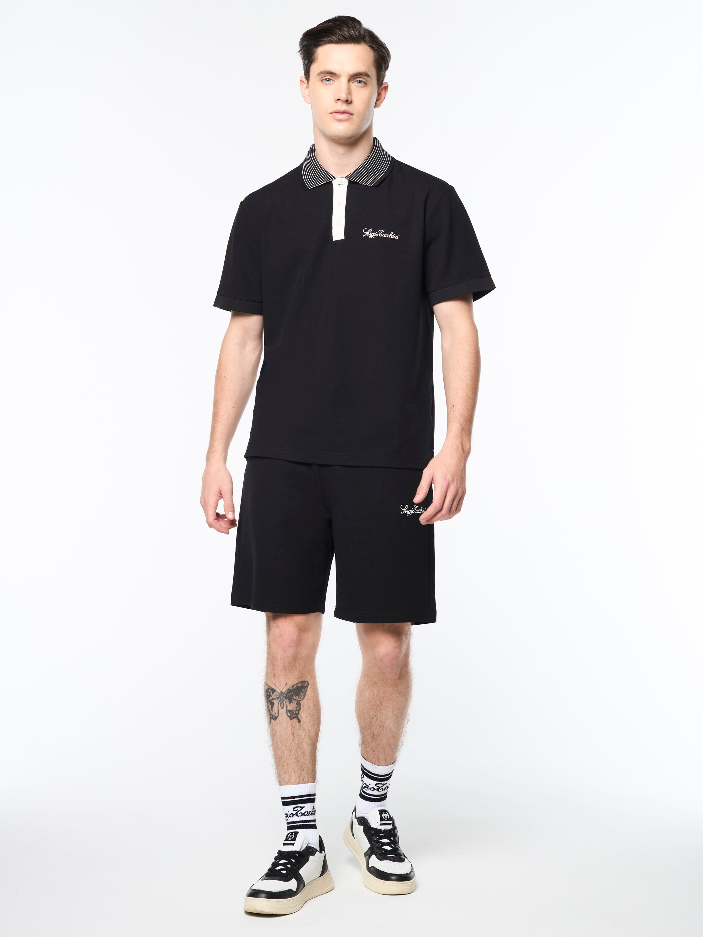 Suveniri Polo Shirt for Men - Classic Black Beauty Style - Perfect for Casual Wear, Office & Outdoor Activities