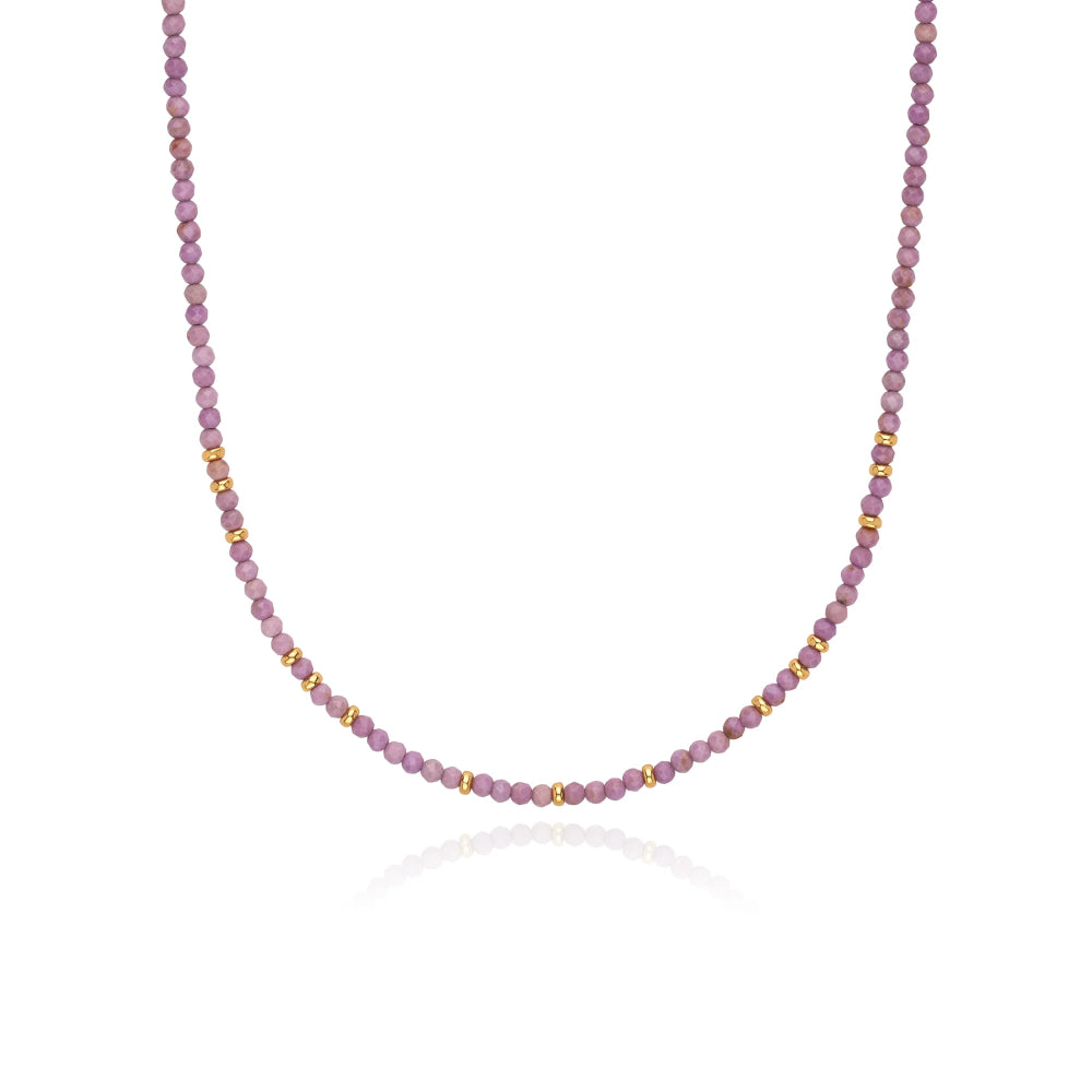 Anna Beck Morado Beaded Necklace for Women - Elegant Purple Beaded Jewelry Gift for Birthday, Anniversary & Special Occasions