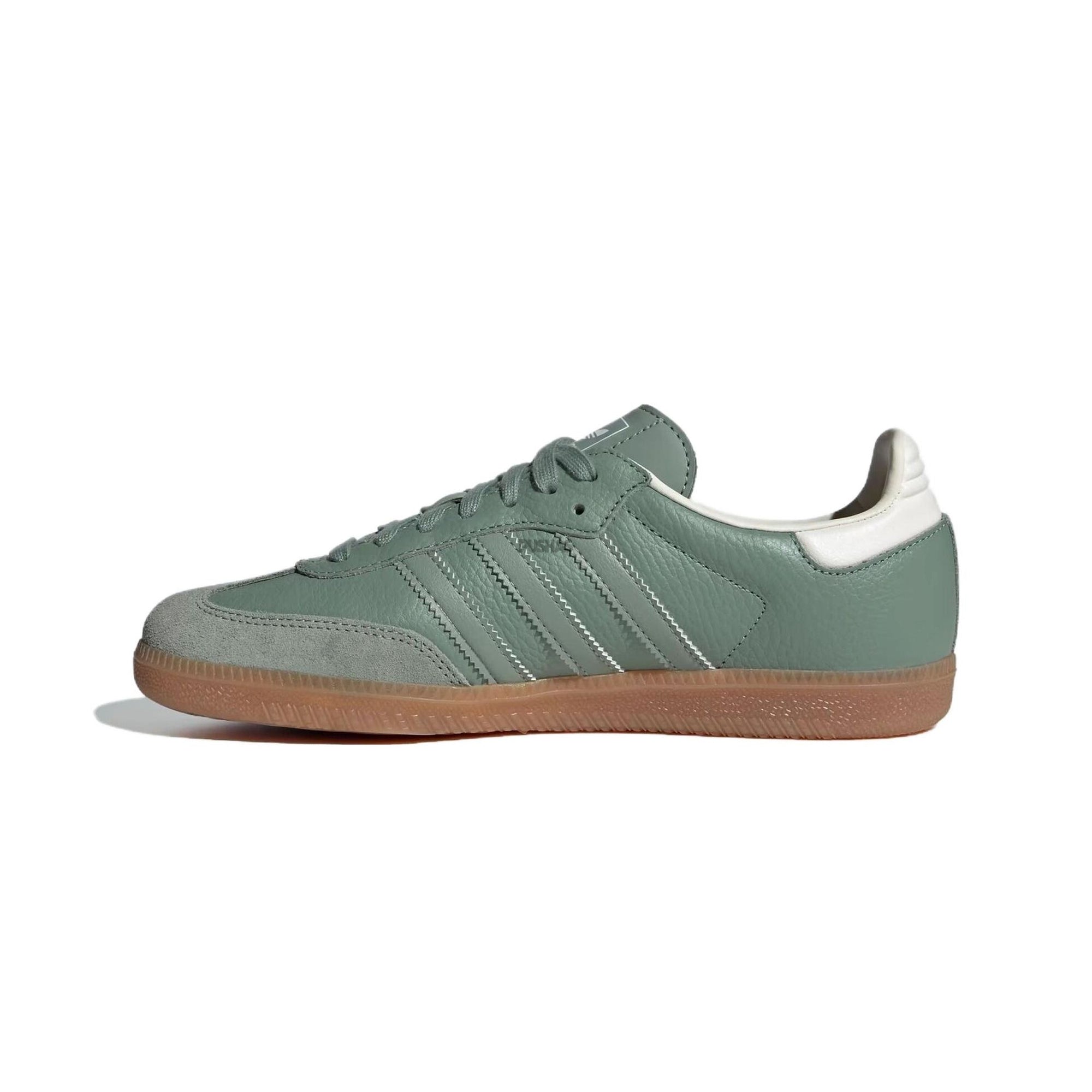 Adidas Samba OG 'Silver Green' Women's Sneakers 2023 - Classic White & Green Leather Shoes for Women - Perfect for Casual Wear, Street Style & Everyday Comfort