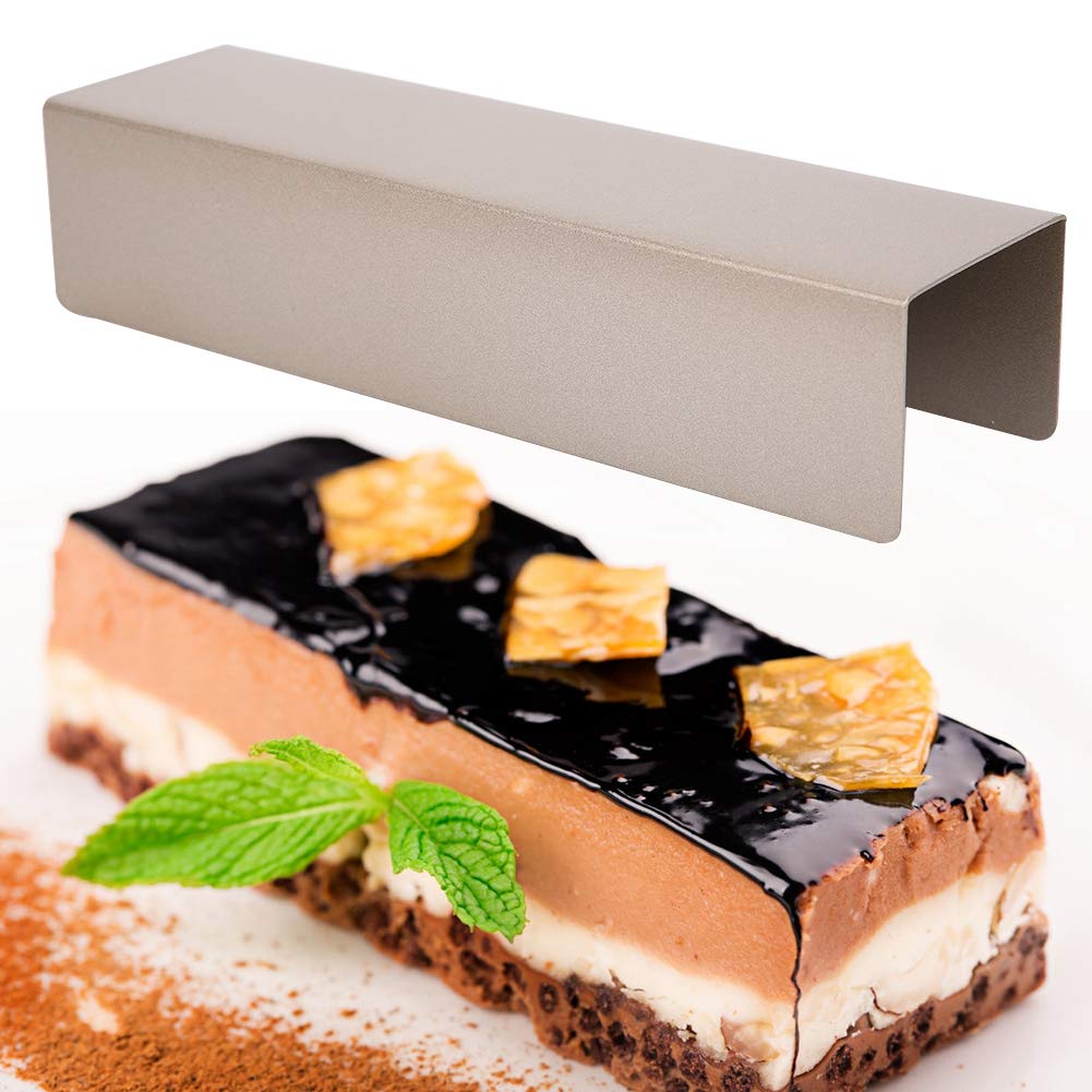 Non-Stick Carbon Steel Rectangle Cookie Mold - U Shape Baking Pan for Cookies, Cake, Bread & Baguette - Perfect for Home Kitchen Baking & Party Desserts