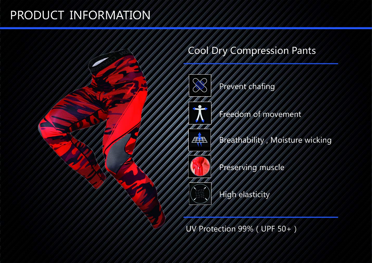 Men's Long Sleeve Compression Shirt & Workout Pants Set - Moisture Wicking Athletic Running Sports Gear - Gym Tights & Performance Leggings in Black - Perfect for Running, Training & Fitness Workouts
