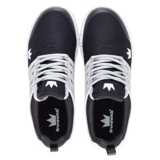 Brunswick Avalanche Men's Bowling Shoes - Black/Grey | Lightweight & Comfortable for League Play & Tournaments | Perfect for Serious Bowlers & Casual Players