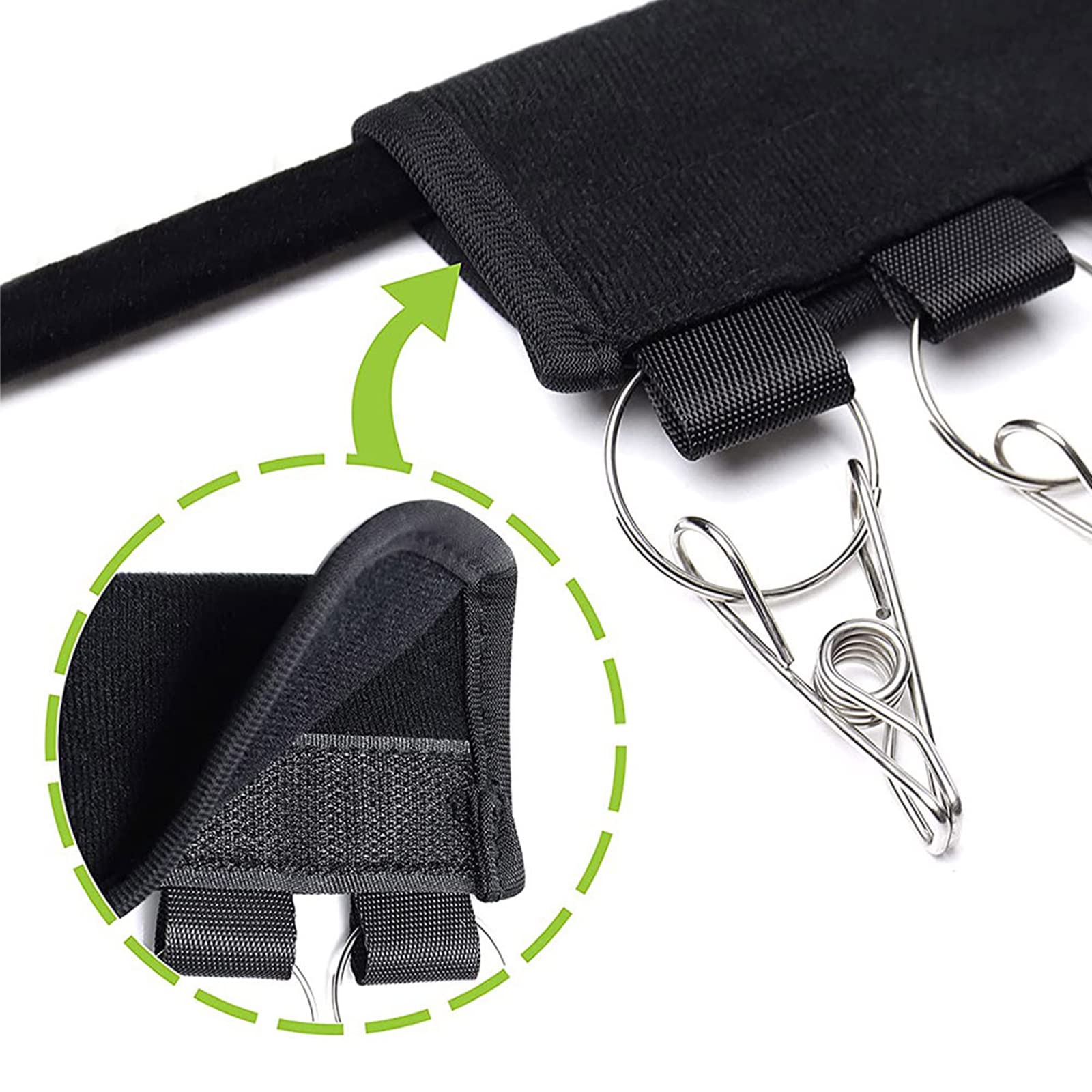 Premium Cap Organizer Hanger & Hat Holder for Closet - Space-Saving Baseball Cap Storage Solution (2 Pack) - Perfect for Organizing Hats in Bedroom, Closet or Entryway