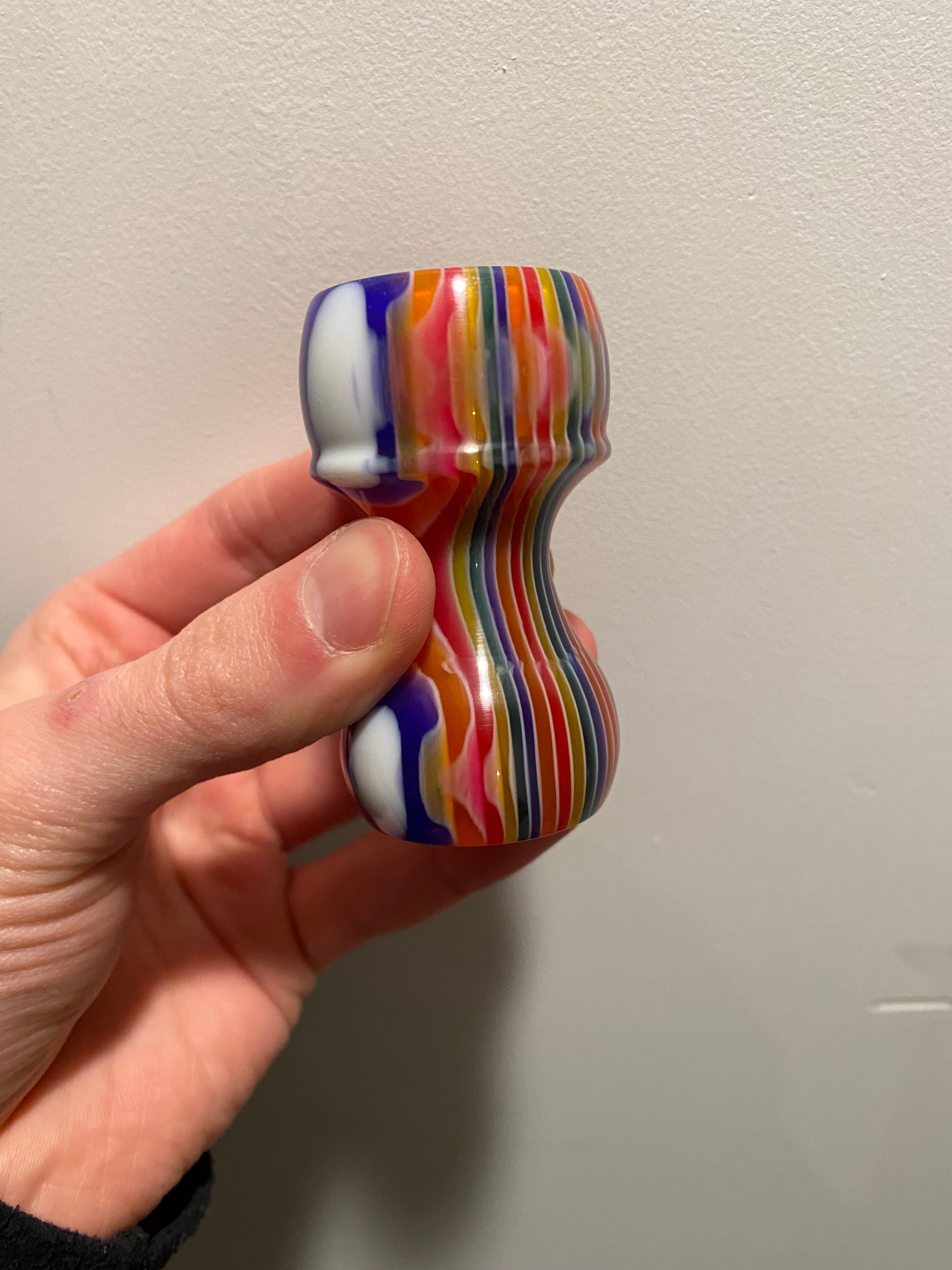 Handcrafted Candy Stripe Shaving Brush Handle - Fits 24mm & 26mm Knots - Premium Factory Second - Perfect for Wet Shaving & Grooming Kits