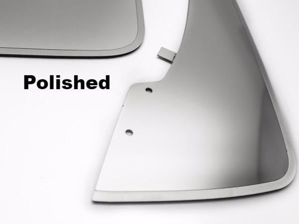 American Car Craft Splash Guards for Dodge Challenger 2008-2014 - Brushed or Polished Finish - Universal Fit All Models - Protect Your Car from Road Debris & Splash Damage