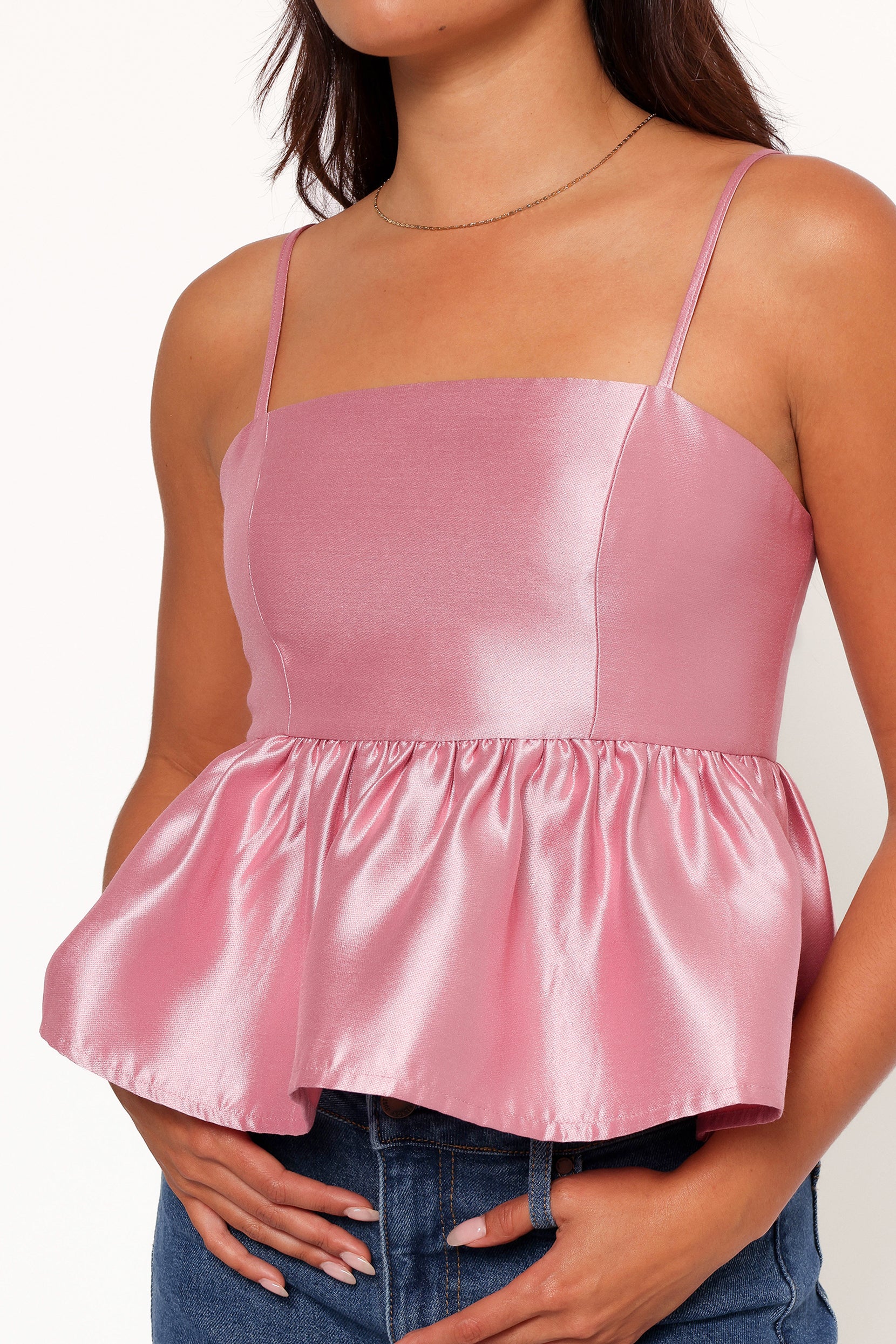 Anslee Women's Pink Blouse - Elegant Casual Tops for Work, Date Night & Everyday Wear