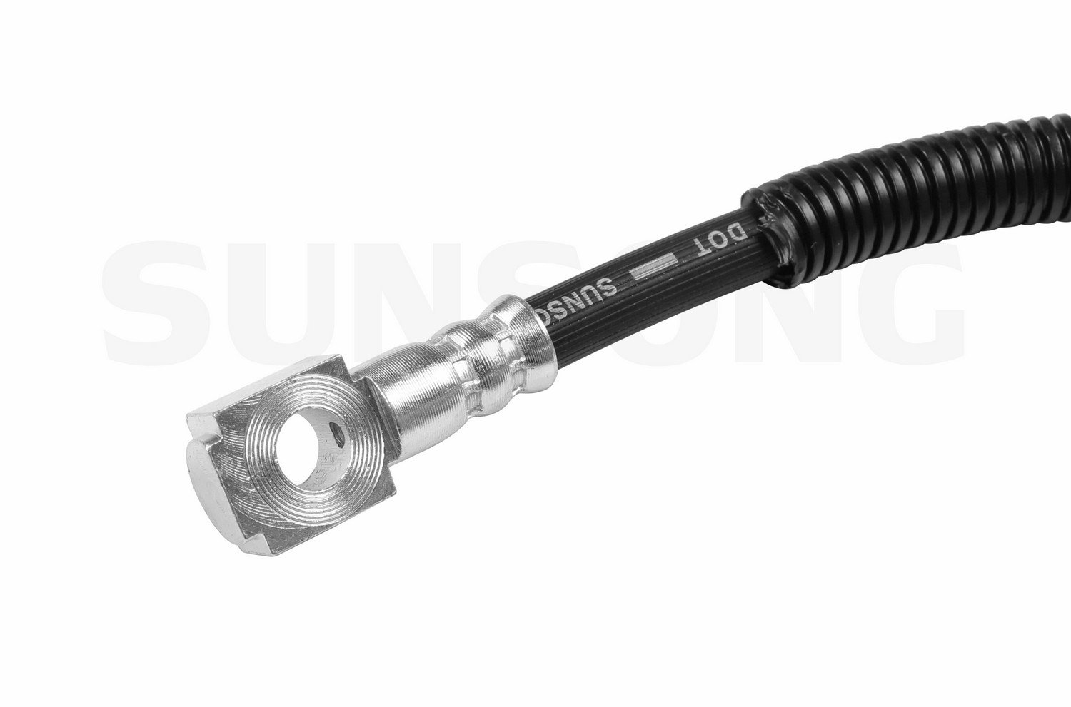 Sunsong 2204177 Brake Hydraulic Hose - High Performance Replacement for Trucks & SUVs - Durable DOT Approved Brake Line - Perfect for Off-Roading & Heavy-Duty Towing