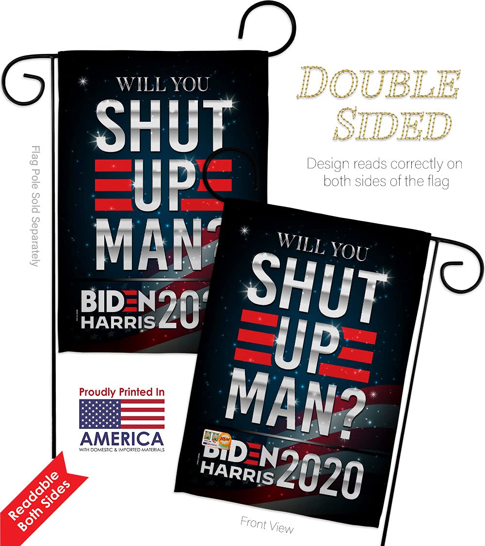 Patriotic Garden Flag Set - Double-Sided US Election Yard Banner for Home Decor