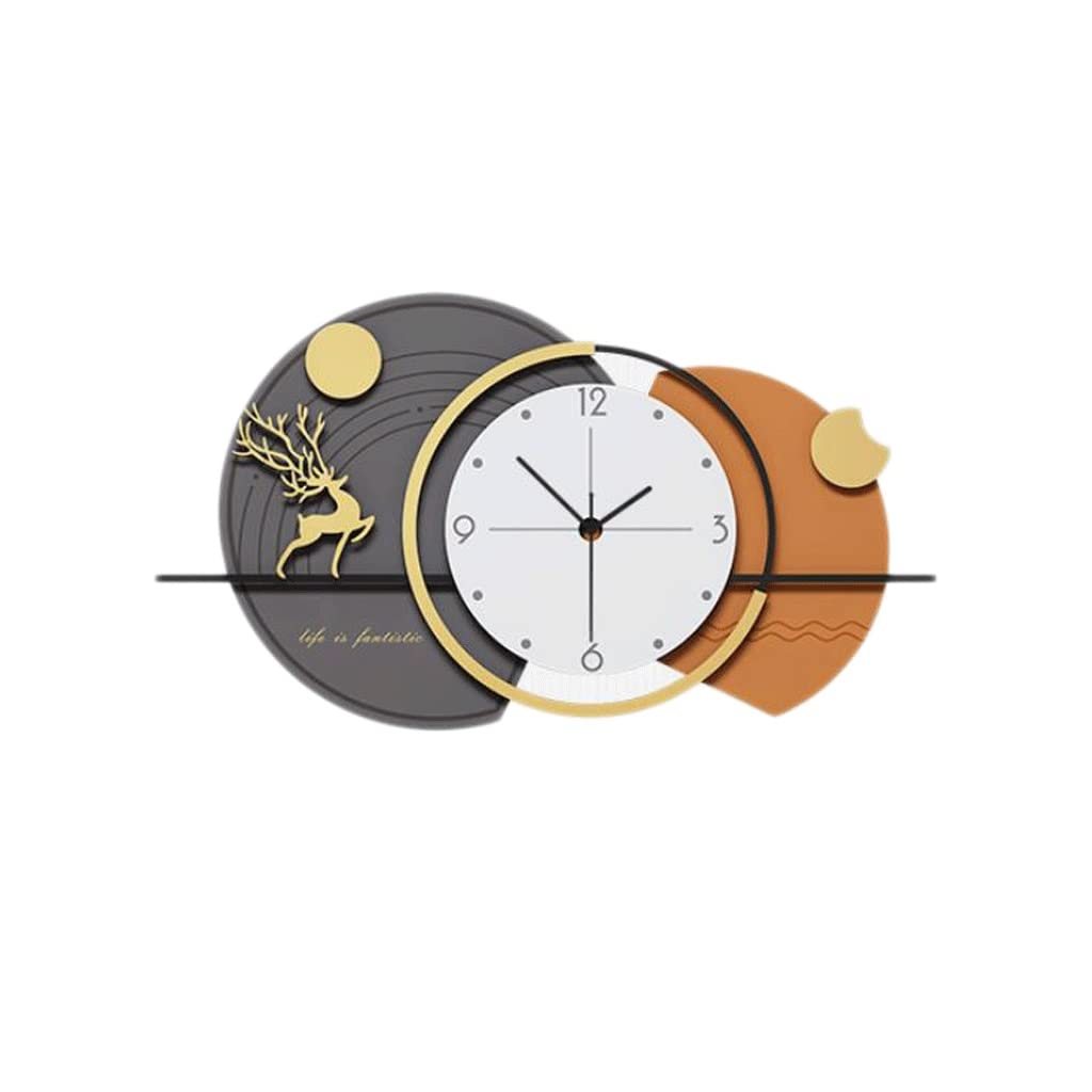 Modern Minimalist Wall Clock - Silent Non-Ticking Large Decorative Clock for Living Room, Bedroom, Office - Perfect Home Decor & Gift Idea