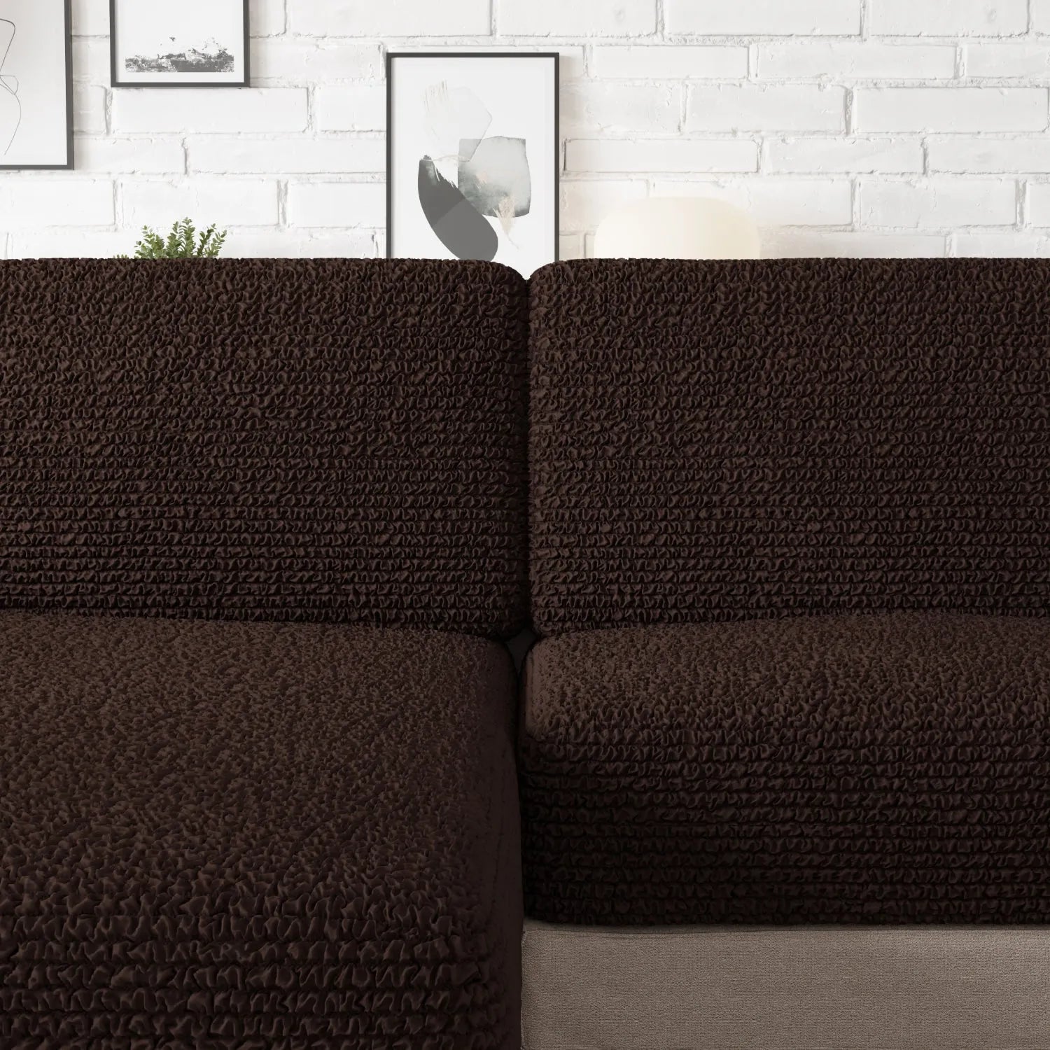 Premium Microfiber Chaise Lounge Seat Cushion Cover - Soft, Durable & Washable - Perfect for Living Room, Patio or Outdoor Furniture Protection