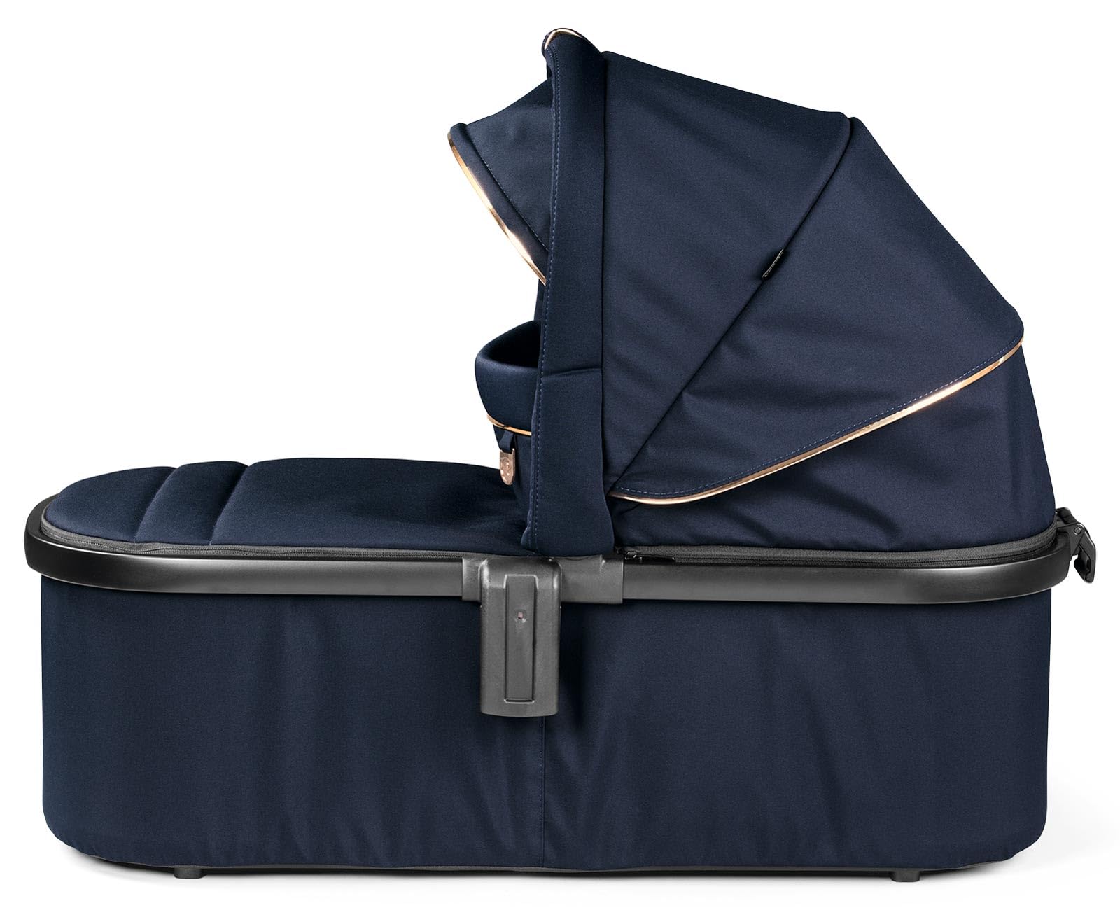 Peg Perego Bassinet with Home Stand for Ypsi Veloce Vivace - Blue Shine (Blue & Copper) | Premium Baby Crib for Nursery, Bedroom & Travel | Safe & Comfortable Infant Sleeper