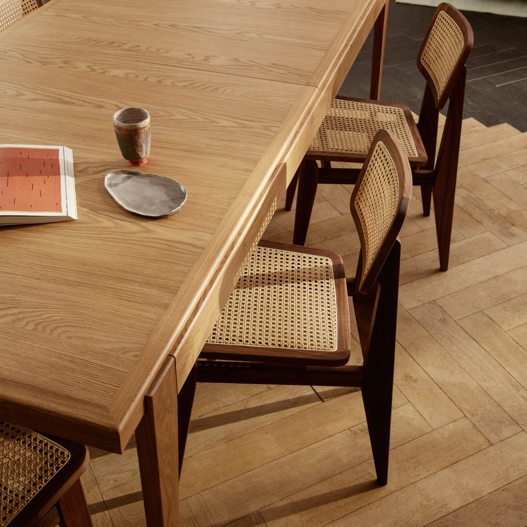 French Cane Dining Chair - Elegant C-Shaped Design for Kitchen, Dining Room & Patio - Comfortable & Stylish Seating Solution