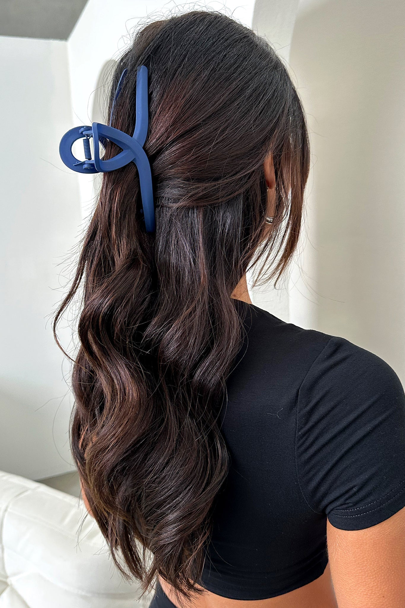Kayla Claw Clip Hair Claw - Blue Hair Accessories for Women, Girls | Perfect for Ponytails, Buns & Updos | Great for Work, Gym & Everyday Use