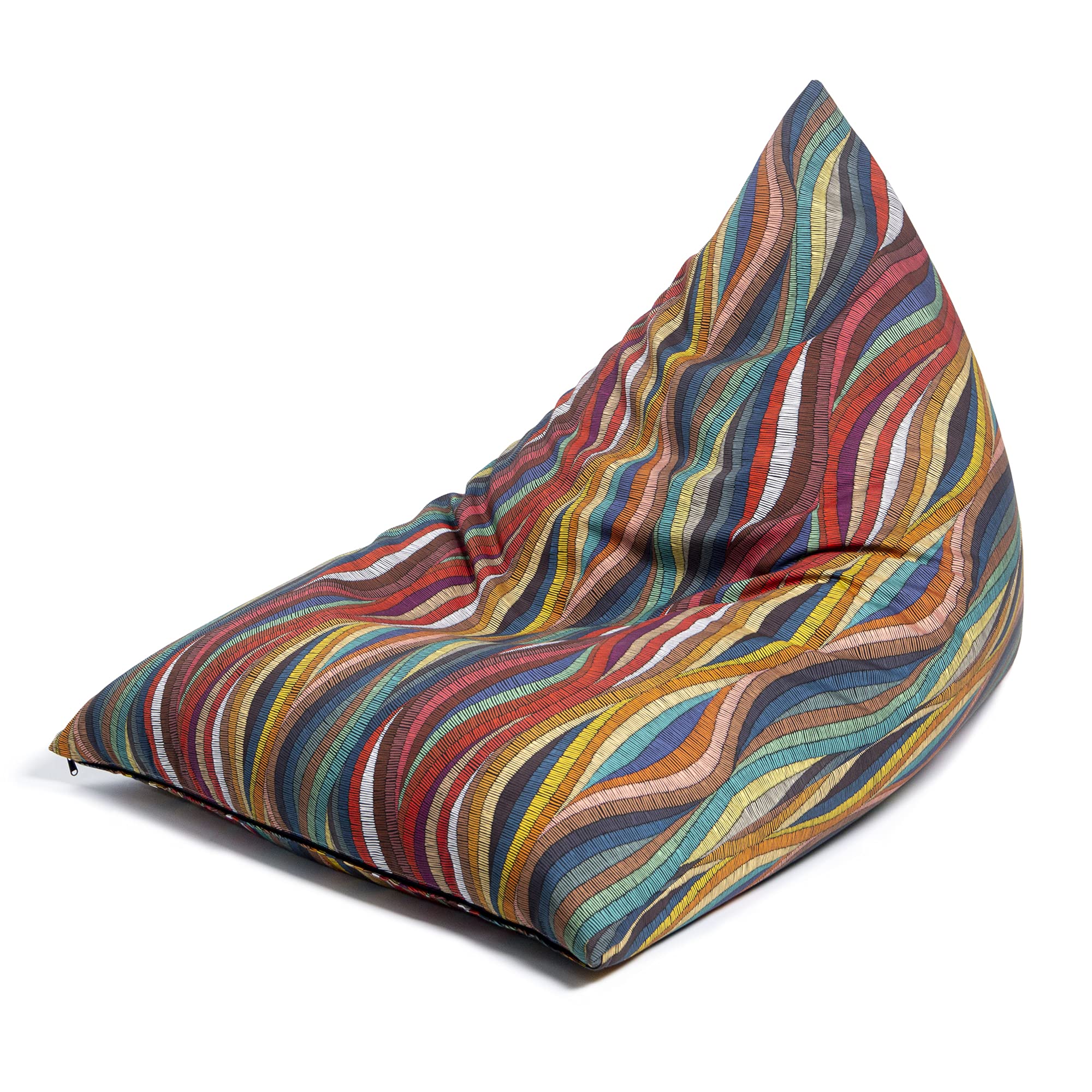 Jaxx Twist Outdoor Bean Bag Chair - Handwoven Kenyan Ropes - Waterproof & Durable for Patio, Poolside, Garden, and Beach Relaxation