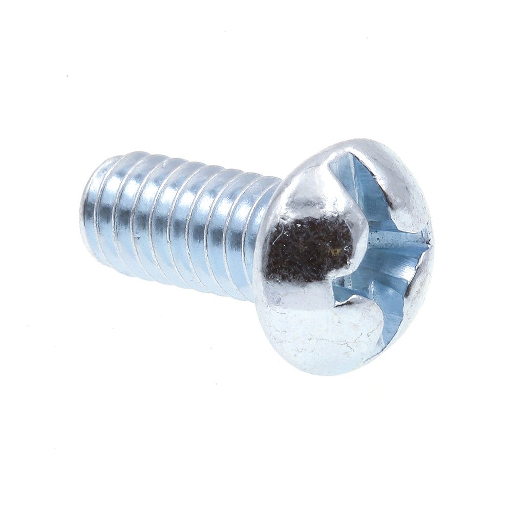 Prime-Line 9004918 #12-24 x 1/2 Inch Zinc Plated Steel Machine Screw - Round Head Slotted/Phillips Combo (Pack of 75) - Ideal for Furniture Assembly, Electronics Repair & DIY Projects