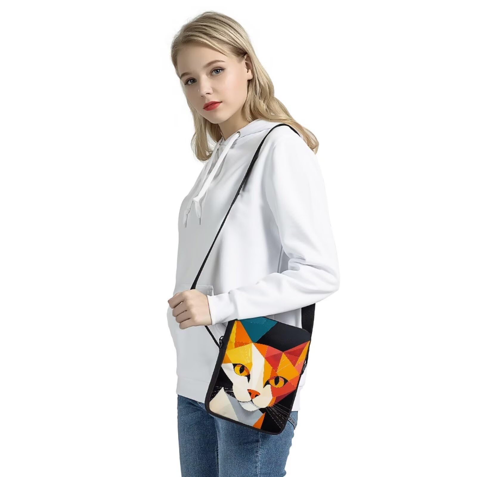 GIFTPUZZ Crossbody Bags for Women, Men & Kids - Adjustable Long Strap Shoulder Messenger Purse | Perfect for Travel, School & Daily Use