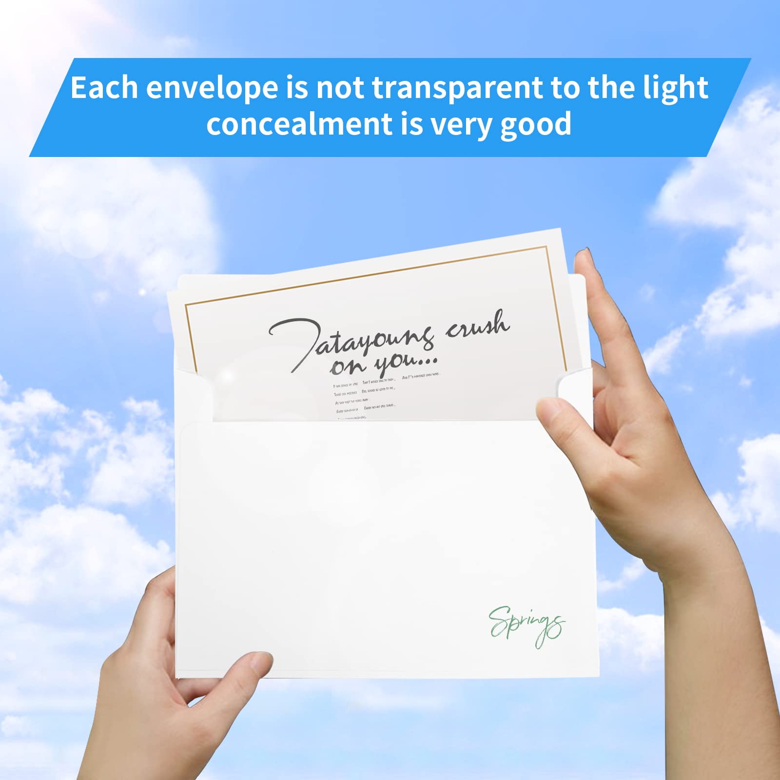 50 Packs 4x6 Self Seal Envelopes - White A4 Printable Invitation Envelopes for Weddings, Greeting Cards, Photos & Mailing | Perfect for DIY Invitations, Business Correspondence & Special Occasions