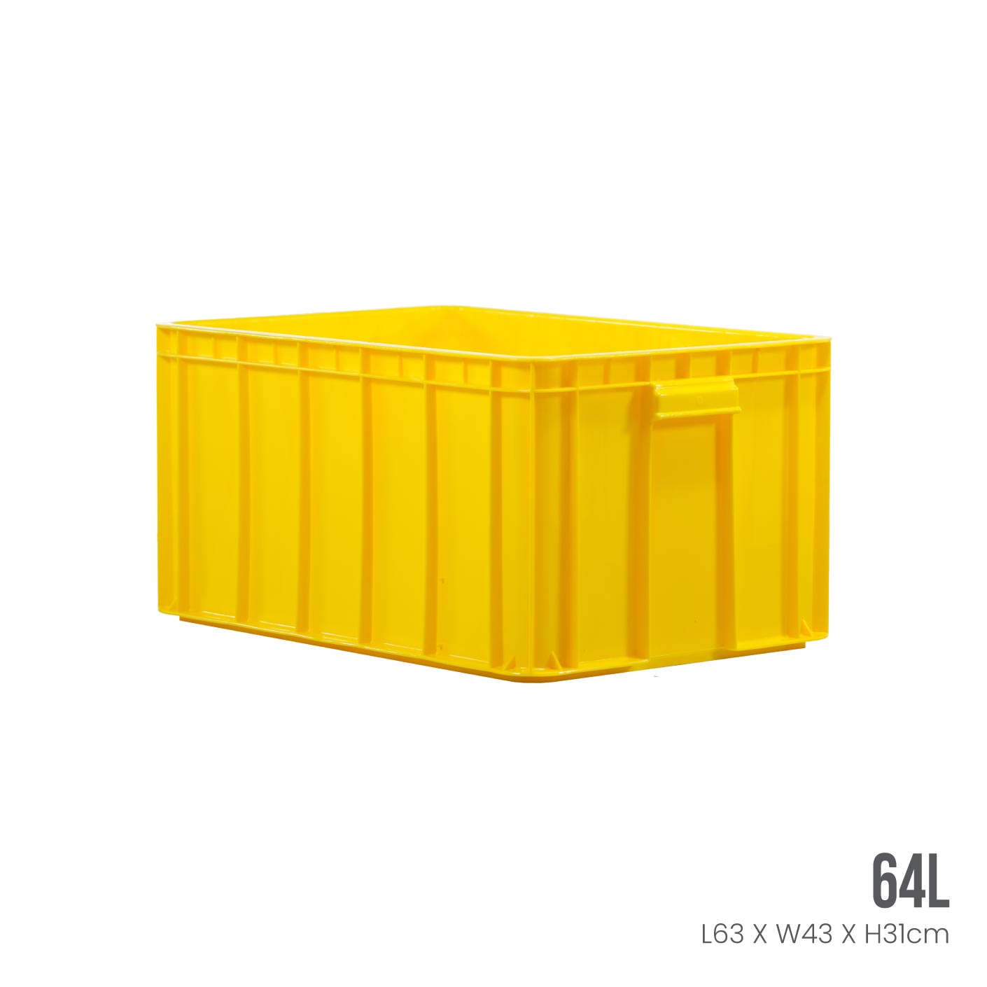 Heavy Duty Industrial Storage Box ID4905 - Durable Plastic Container for Warehouse, Garage & Workshop Organization