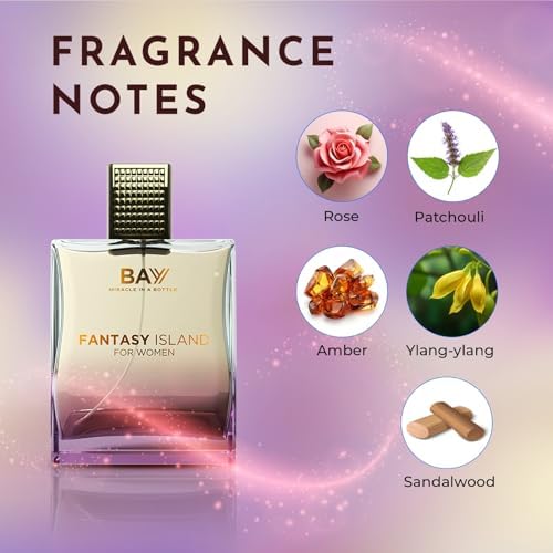 Prime Craft Luxury Fantasy Island Perfume for Women - Long Lasting Floral Eau de Parfum - 100ml Spray Bottle - Perfect for Date Nights, Special Occasions & Daily Wear