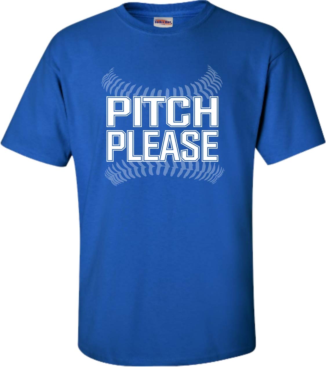 Funny Baseball Softball T-Shirt for Adults - Hilarious 'Go All Out' Design - Perfect for Games, Practice & Fan Events