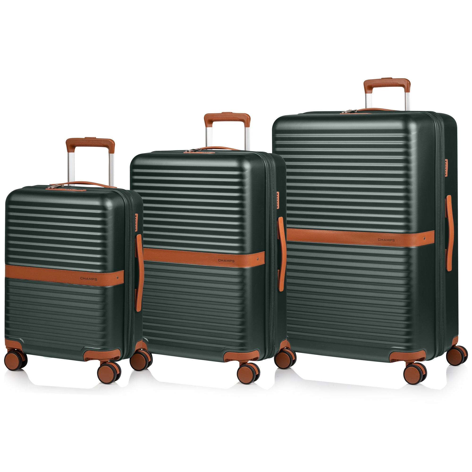 Vintage 3-Piece Luggage Set with Spinner Wheels - Lightweight Suitcase for Travel, Business Trips & Vacations - Carry On & Check In Luggage Collection