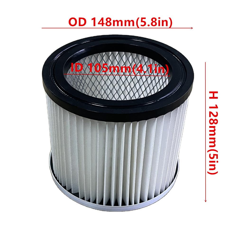 YIEEC 2-Pack HEPA Filter for Stanley Ash Vacuum - SL18184, SL18182, PCX18184 - Dust & Debris Cleaning