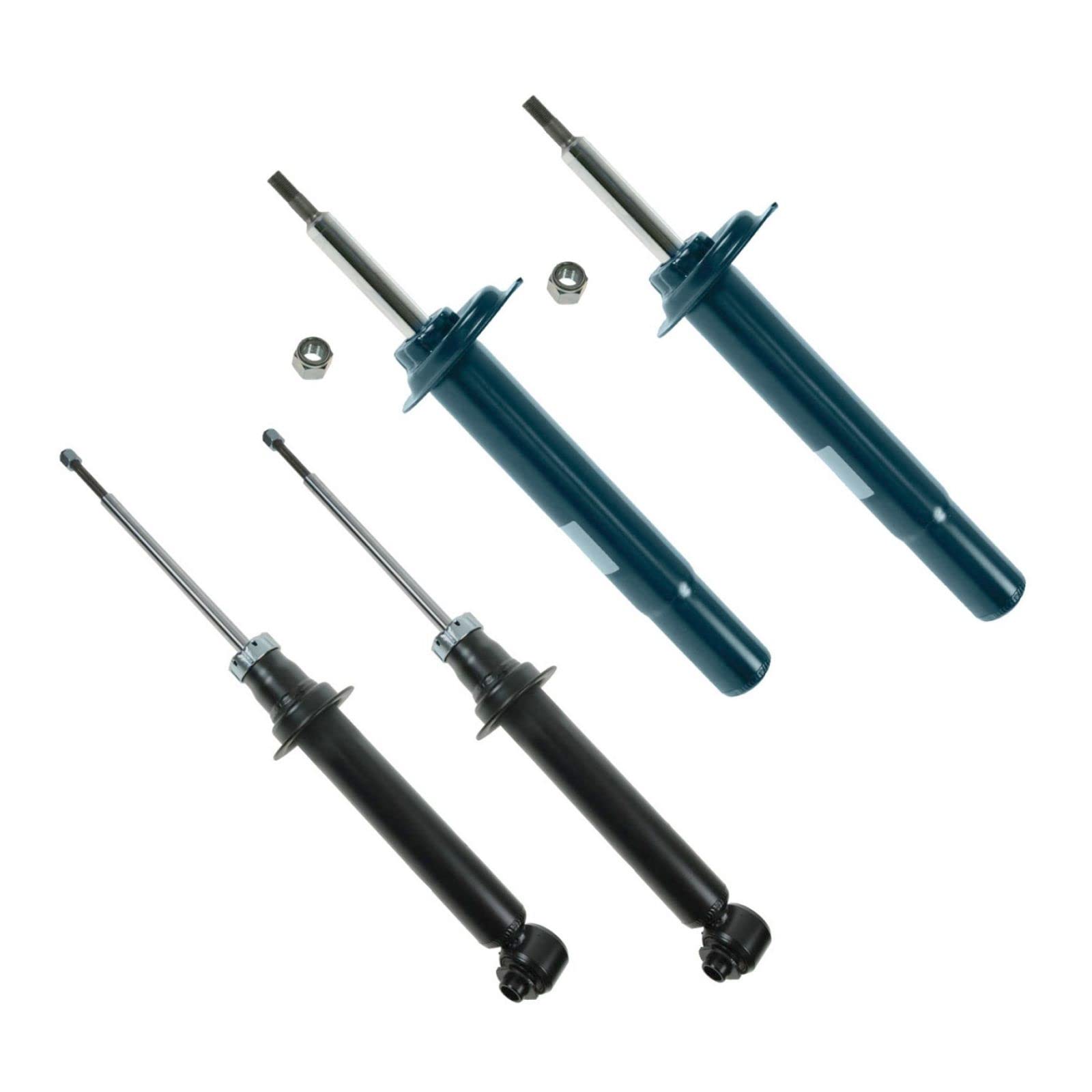 BMW 525i 528i 530i Front & Rear Shock Strut Kit - Compatible with 2001-2003 525i & 1997-2000 528i/530i - High-Performance Shock Absorber Assembly for Smooth Ride & Enhanced Handling - Perfect for Daily Commuting & Road Trips
