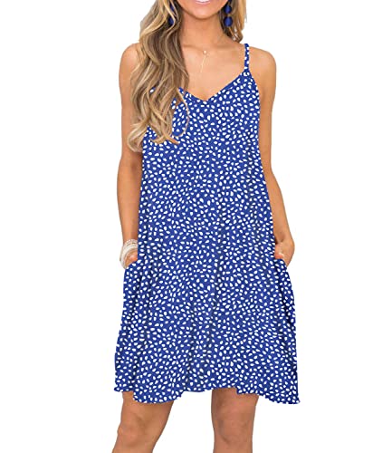 Blue White Dots