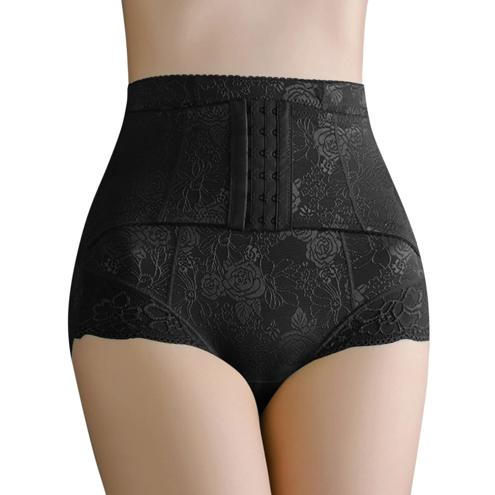 Women's High Waist Shapewear Shorts - Tummy Control Body Shaper Panties for Slimming & Butt Lifting - 3 Pack Seamless Bikini Underwear for Workout, Daily Wear & Special Occasions