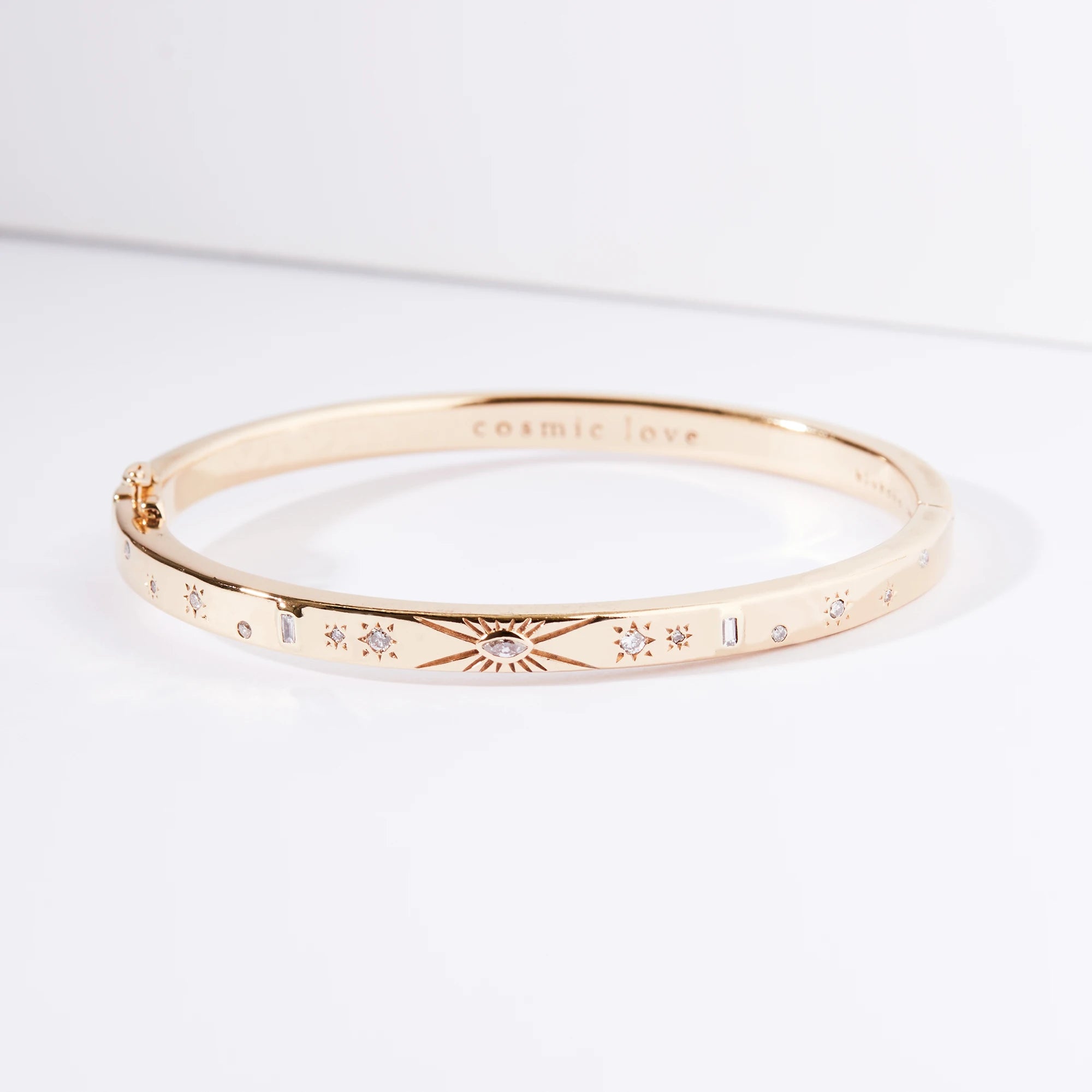 Cosmic Love Bangle - Elegant Adjustable Bracelet for Women, Boho Chic Jewelry Gift for Her | Perfect for Parties, Weddings & Everyday Wear