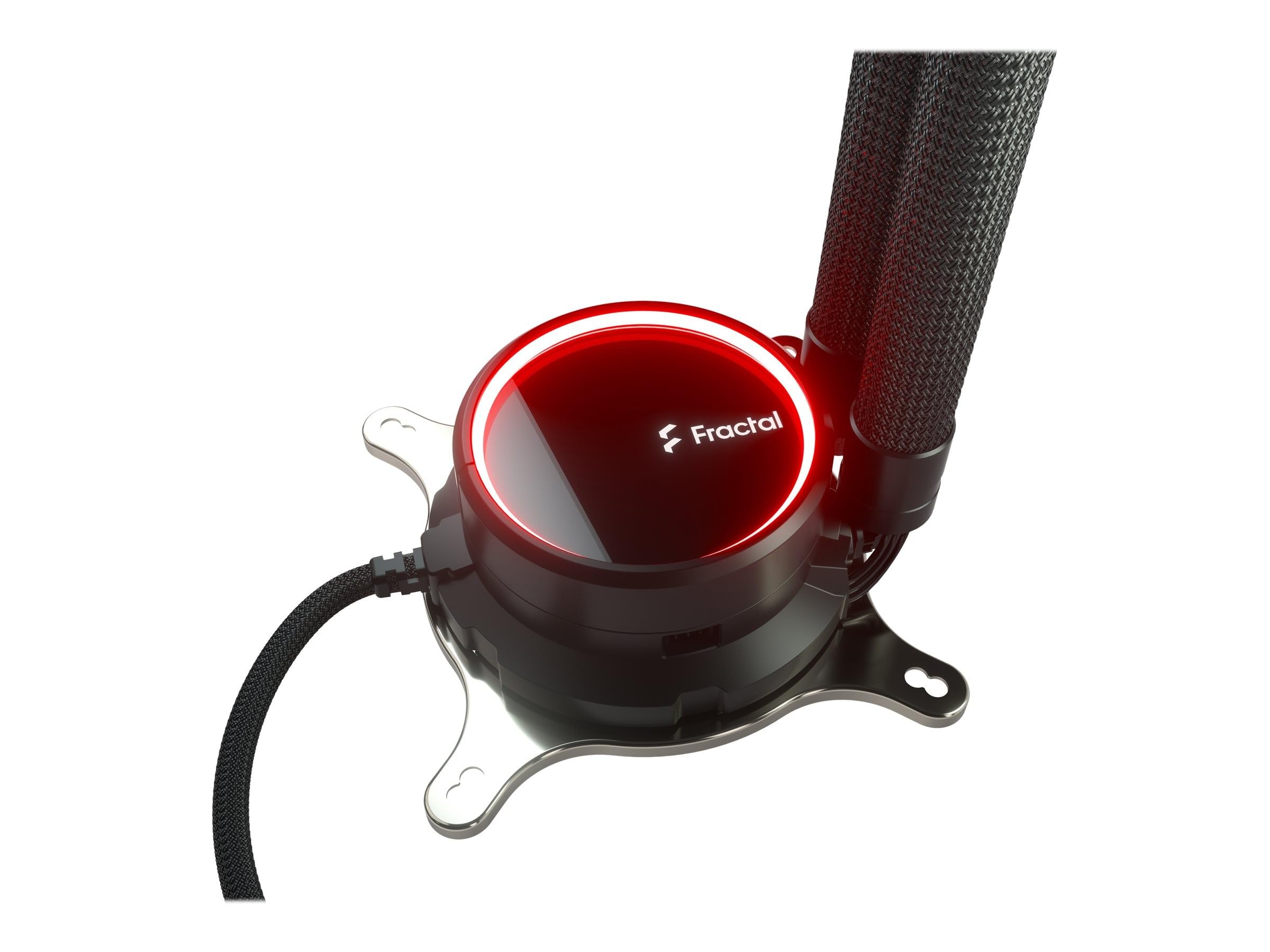 Fractal Design Celsius+ S24 Prisma PWM ARGB 240mm AIO Liquid CPU Cooler - Silent Performance, Slim Radiator, RGB Lighting - Perfect for Gaming PCs and High-Performance Workstations