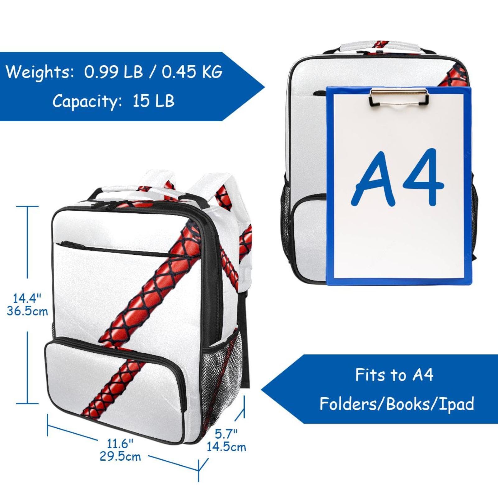 Lightweight Travel Backpack - Small Carry On Backpack for Baseball & Everyday Use | Perfect for Commuting, School & Weekend Getaways