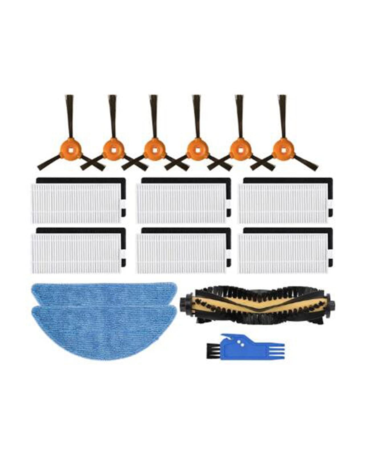 XLL Replacement Parts for Yeedi K600 & K700 Robot Vacuum Cleaner - Compatible Filters, Brushes & Accessories - Perfect for Home Cleaning & Maintenance