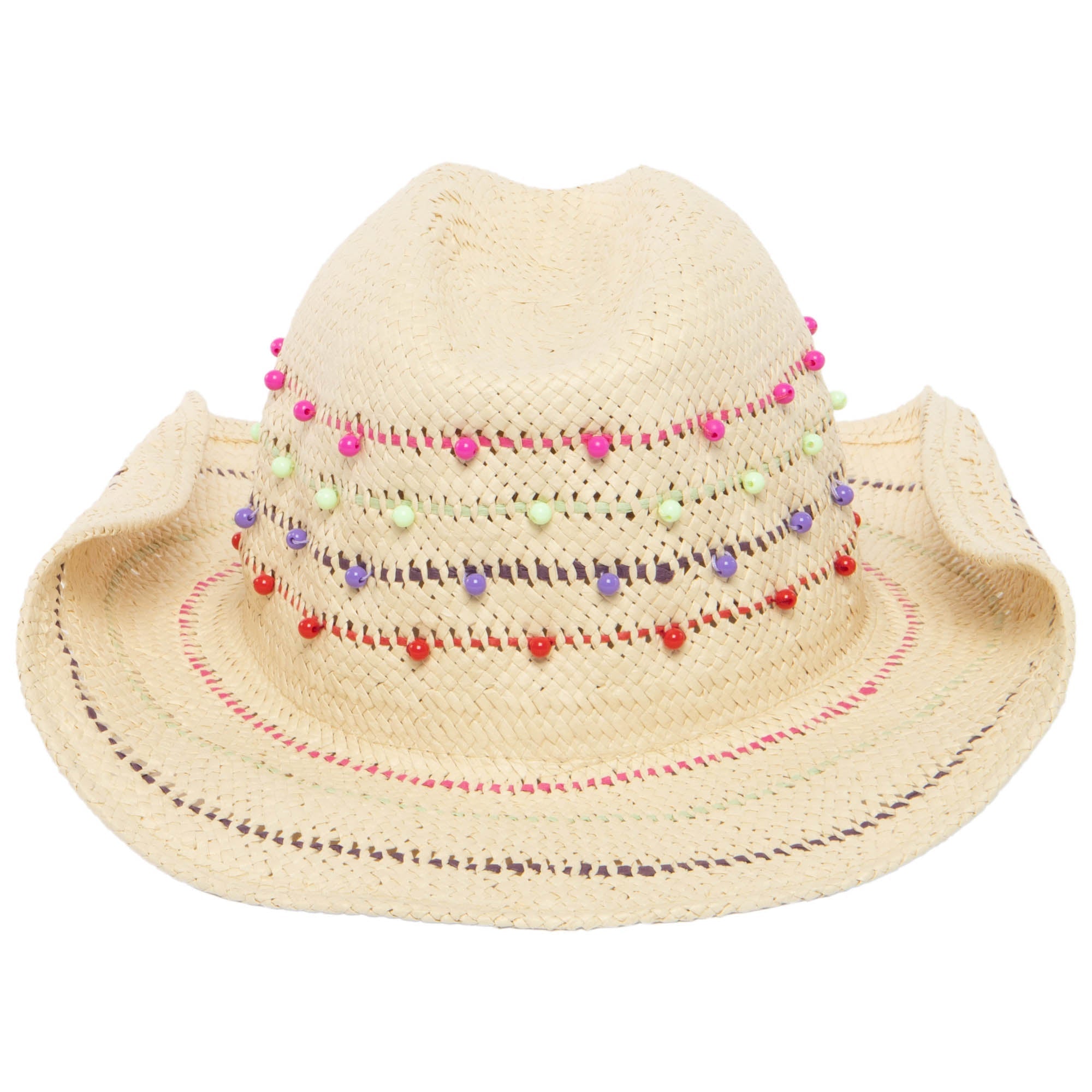 Santa Cruz Woven Toyo Straw Cowboy Hat - Classic Western Style Sun Hat for Men & Women - Perfect for Rodeo, Beach, Outdoor & Country Music Festivals